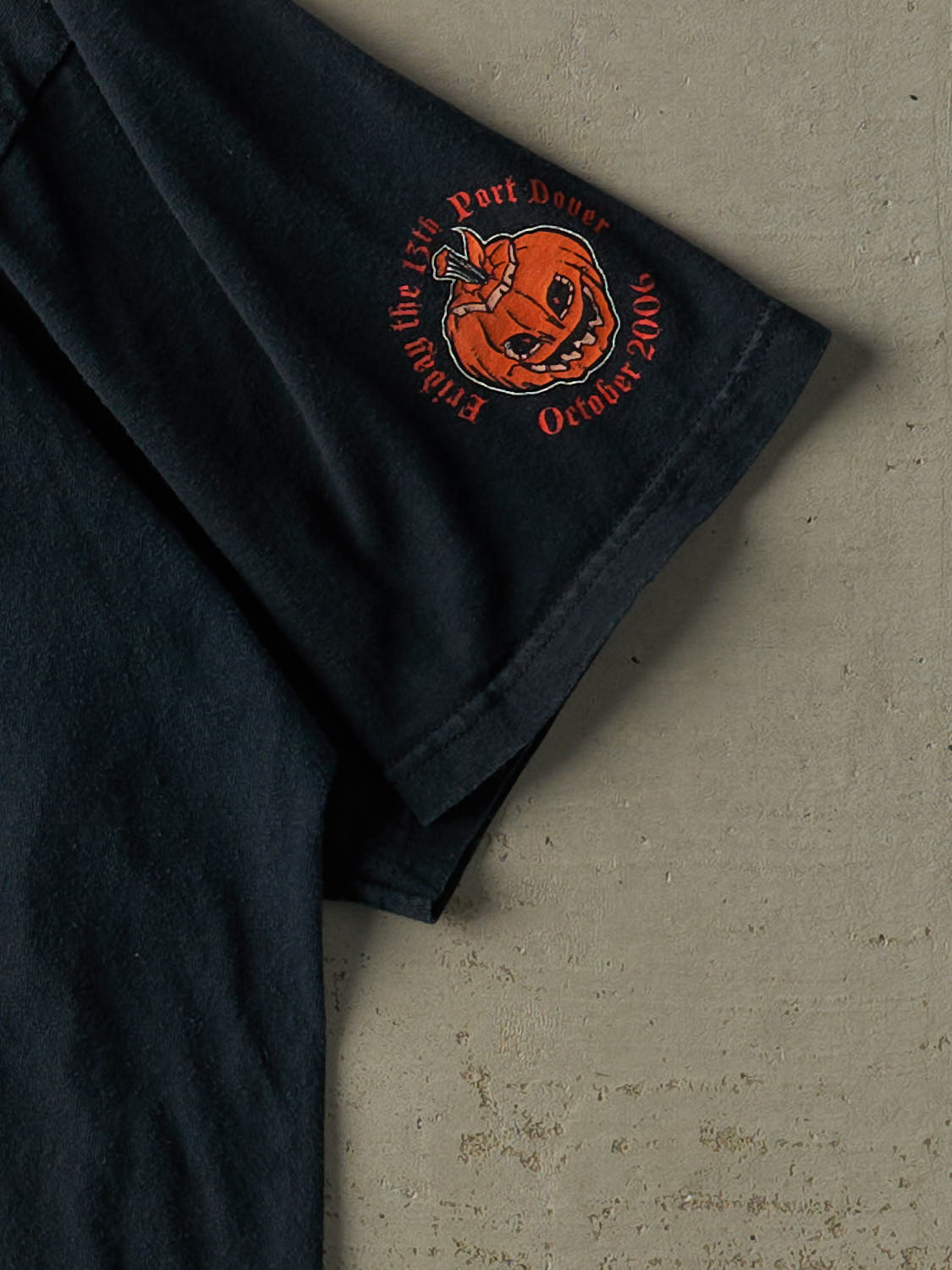 Vintage 06' Faded Black Friday The 13th Biker Tee (XXL)