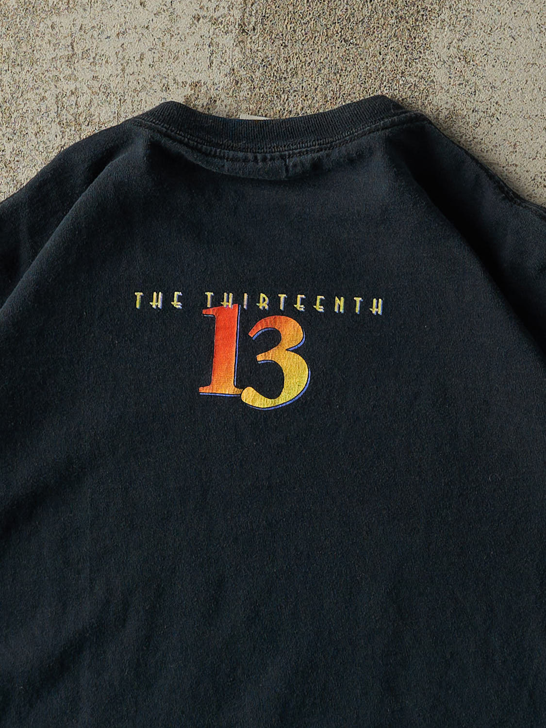 Vintage 06' Faded Black Friday The 13th Biker Tee (XXL)