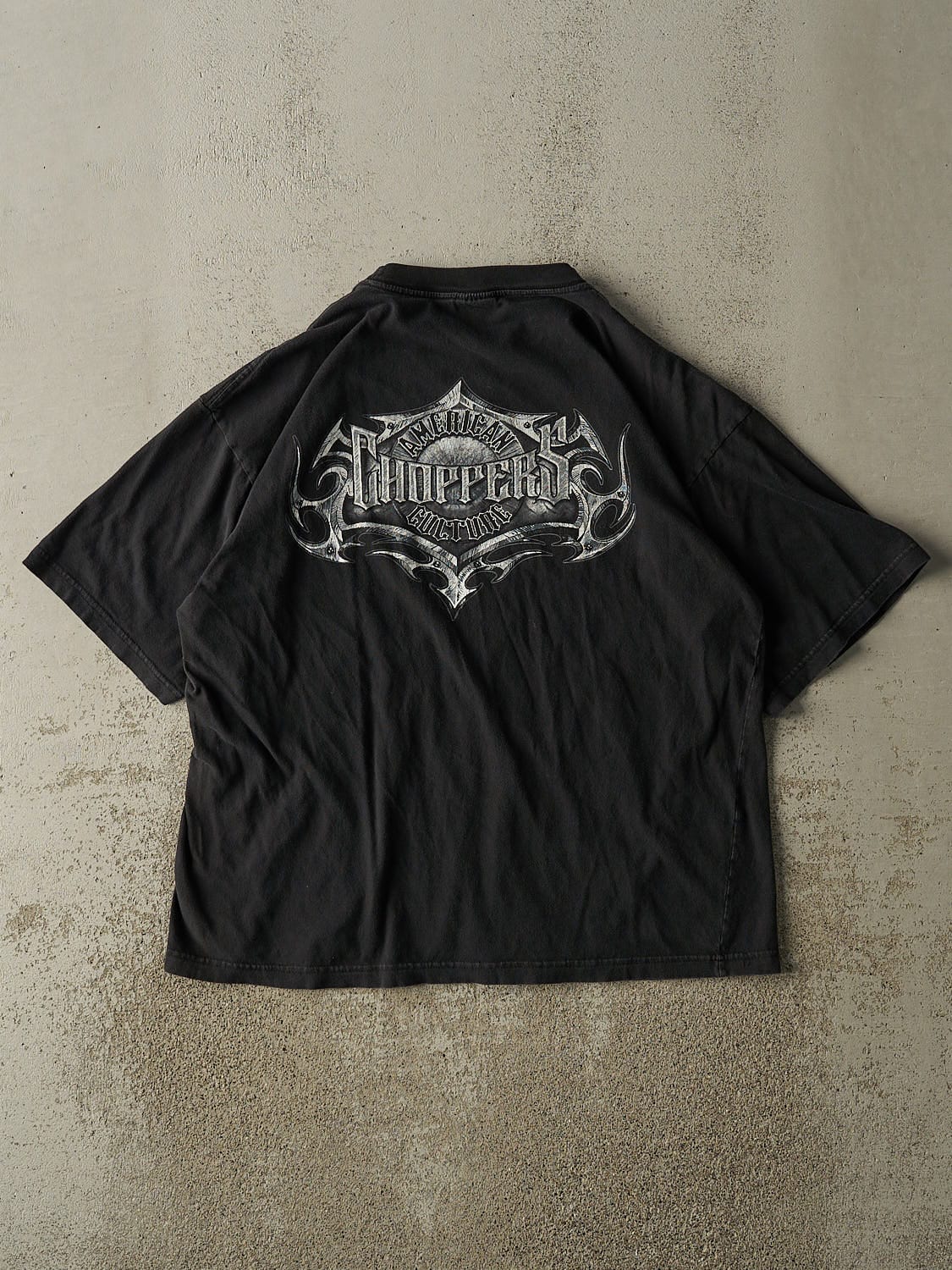 Vintage 90s Faded Black American Choppers Tee (L/XL)