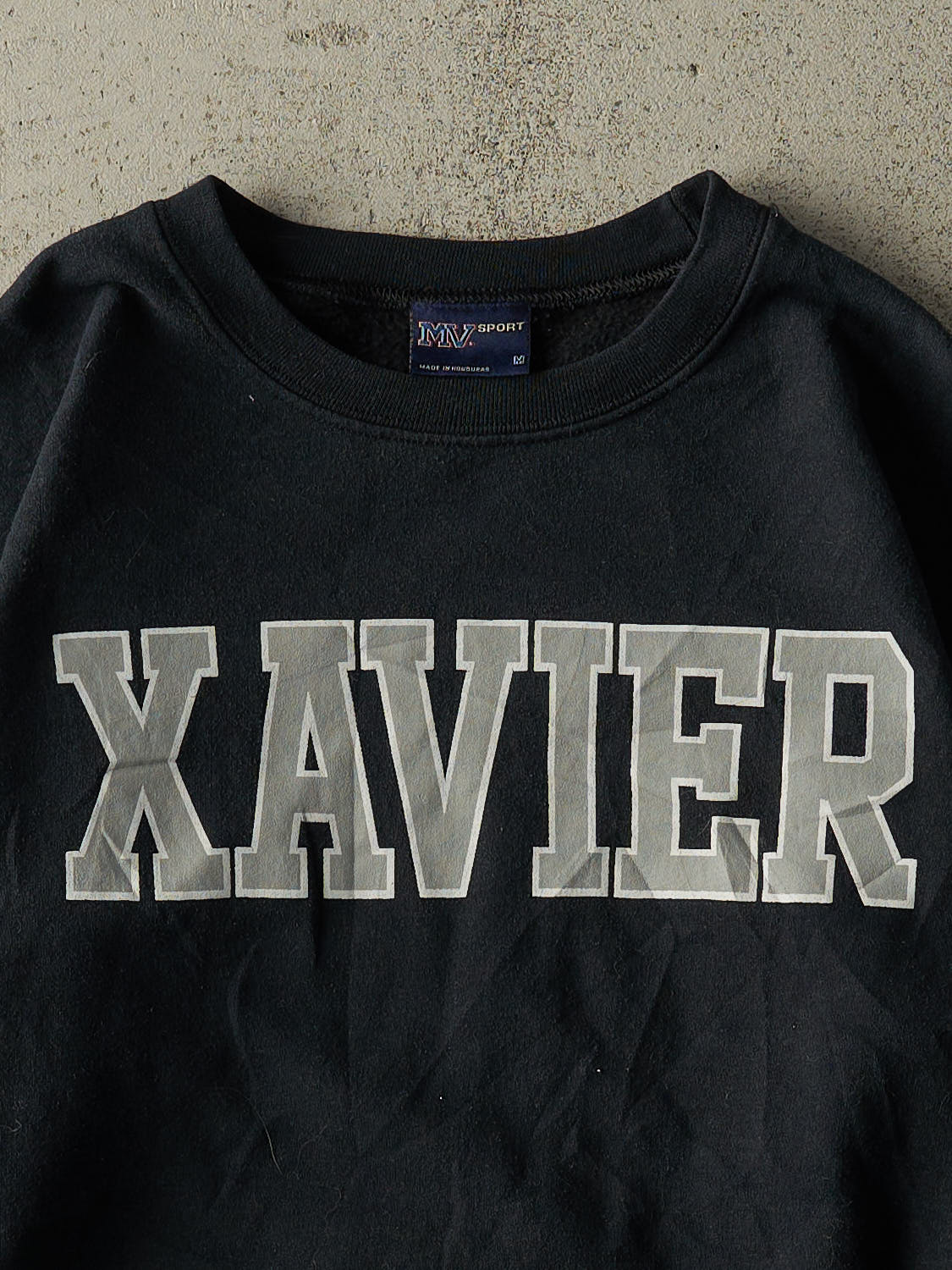 Vintage 90s Black Xavier Crewneck (S/M)