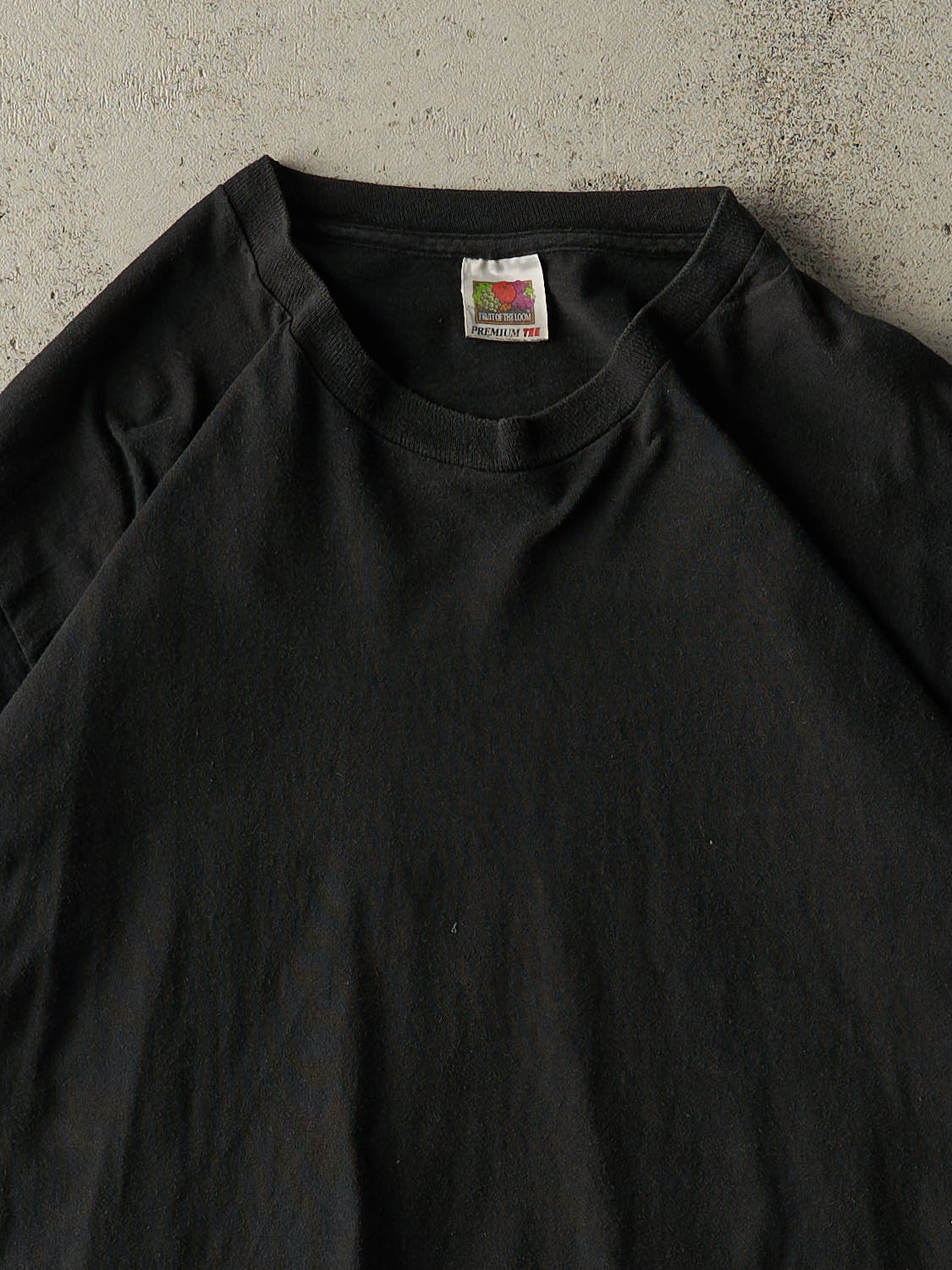 Vintage 90s Black Blank Tee (L/XL)