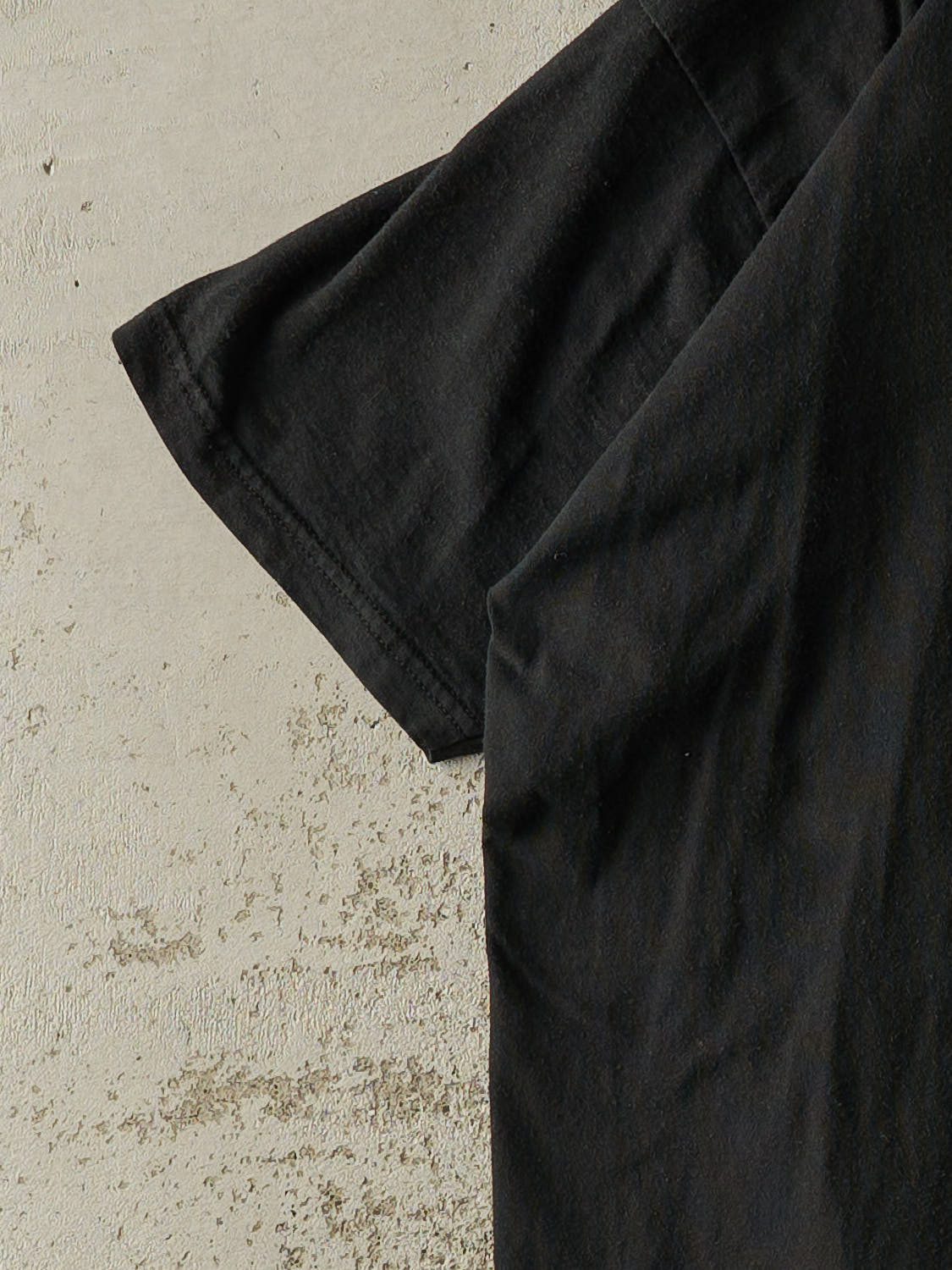 Vintage 90s Black Blank Tee (L/XL)