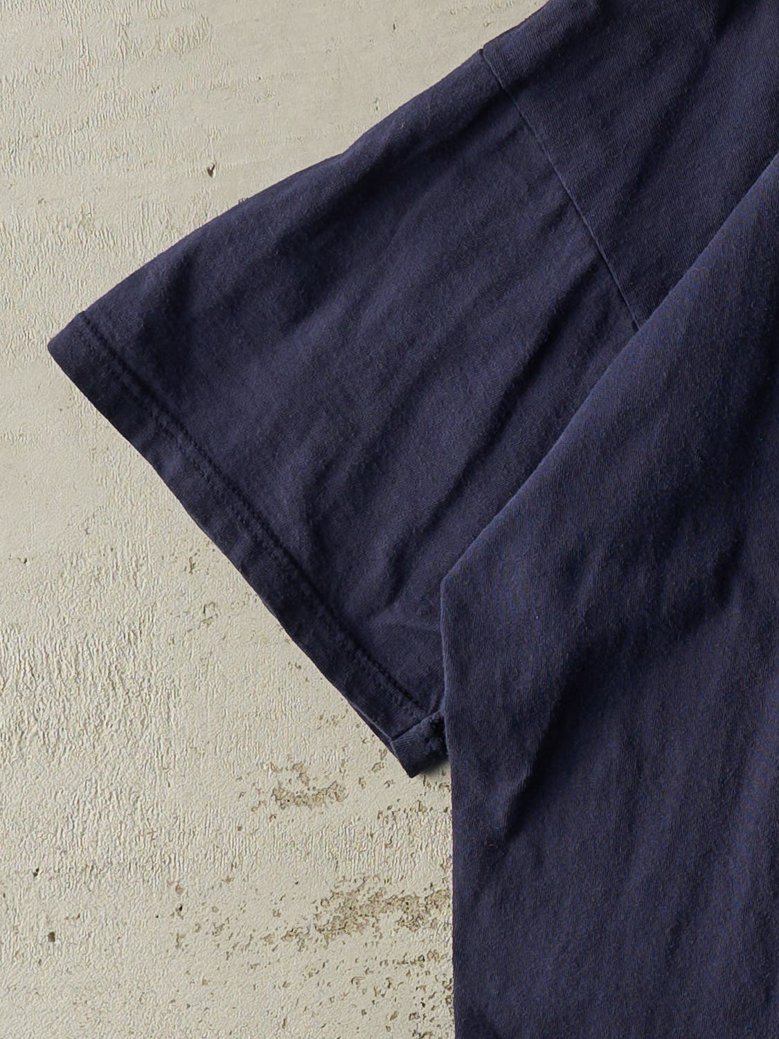 Vintage 90s Navy Blue Russell Athletic Blank Tee (XXL)