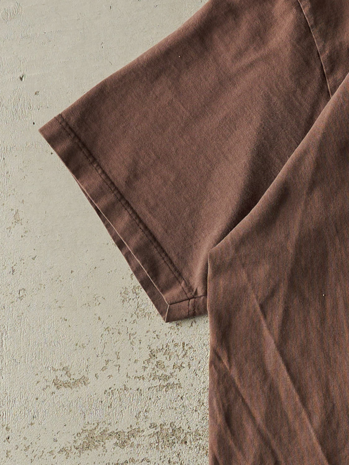 Vintage 90s Sun Faded Brown Blank Tee (L/XL)