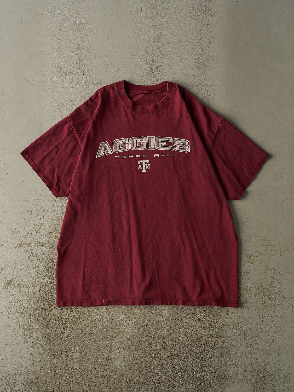 Vintage 90s Burgundy Texas A&M Aggies Tee (XXL)