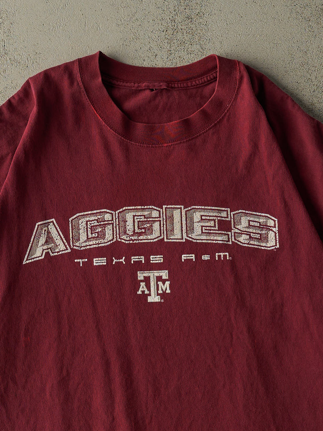 Vintage 90s Burgundy Texas A&M Aggies Tee (XXL)