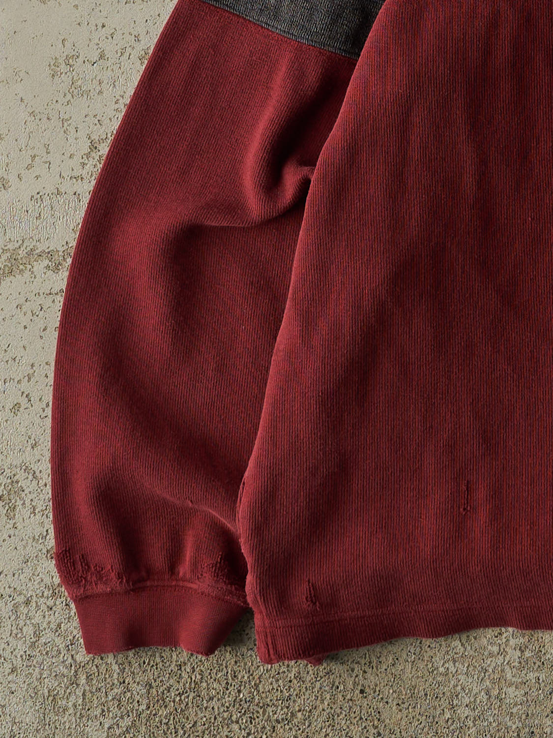 Vintage Y2K Burgundy Eddie Bauer Knit Long Sleeve (M/L)