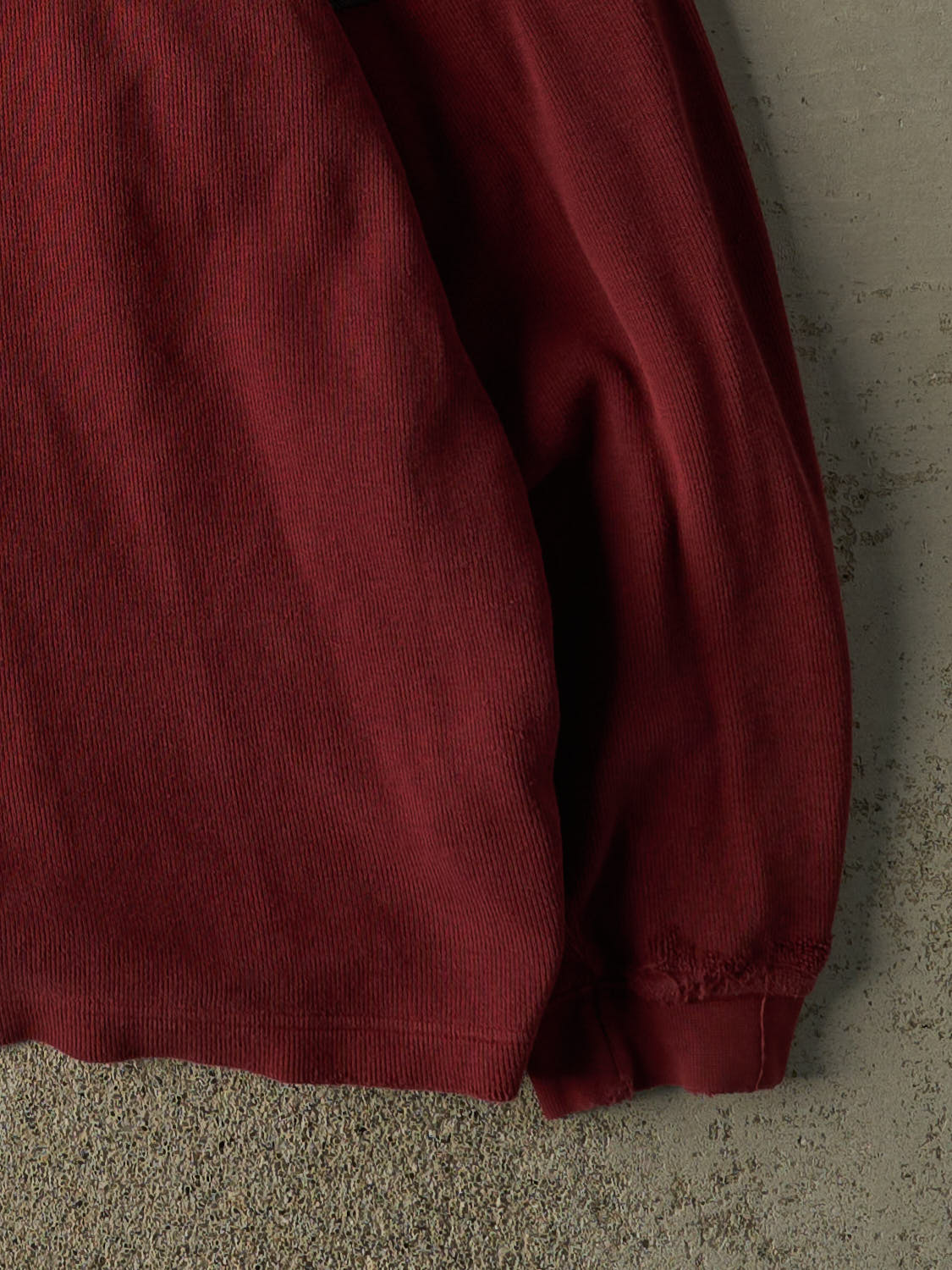 Vintage Y2K Burgundy Eddie Bauer Knit Long Sleeve (M/L)