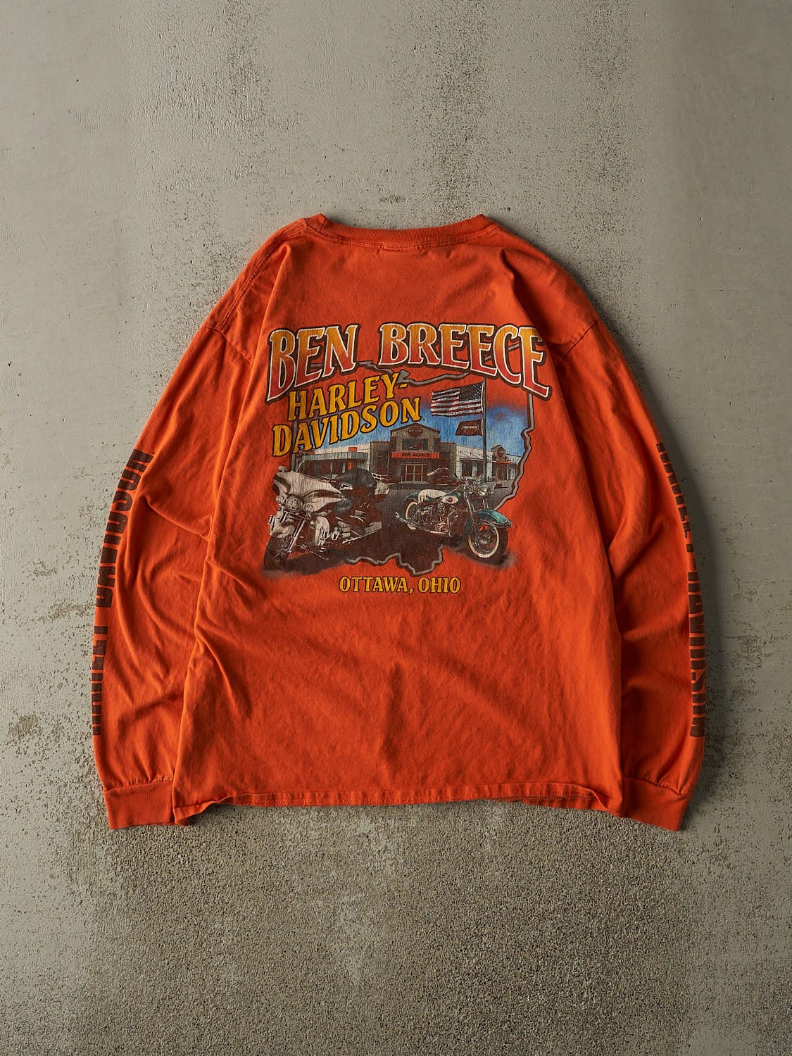 20' Orange Harley Davidson Ottawa OH Long Sleeve (M/L)