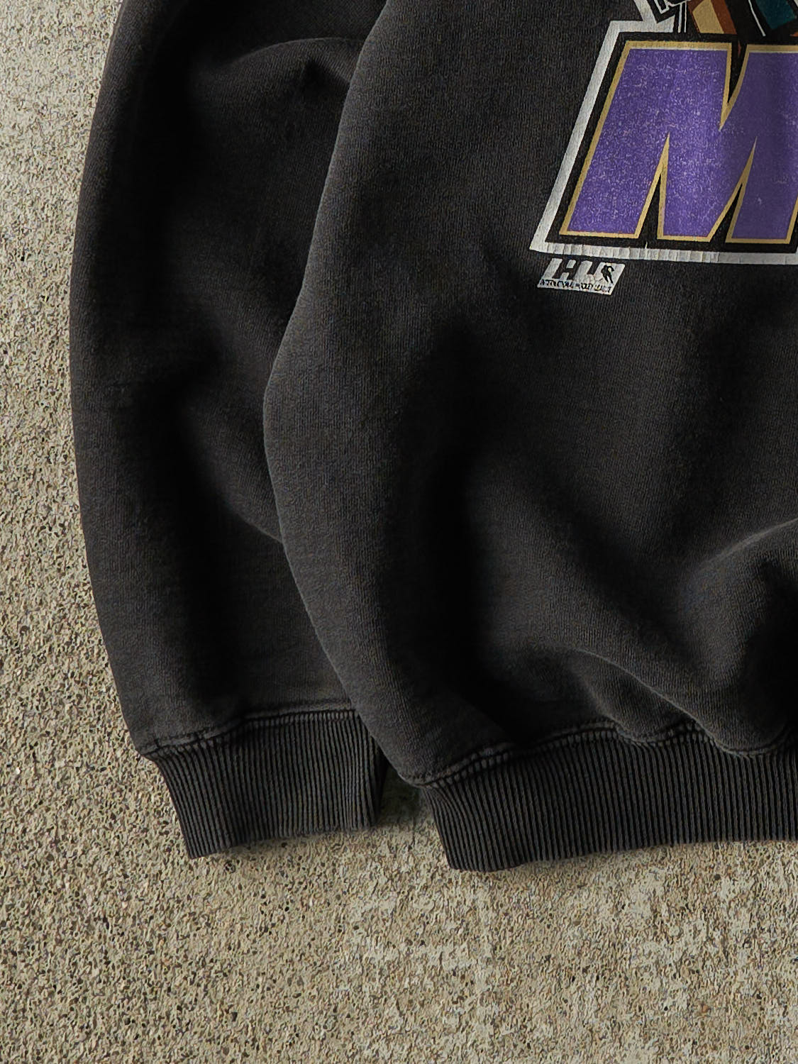 Vintage 90s Faded Black Manitoba Moose Crewneck (M/L)