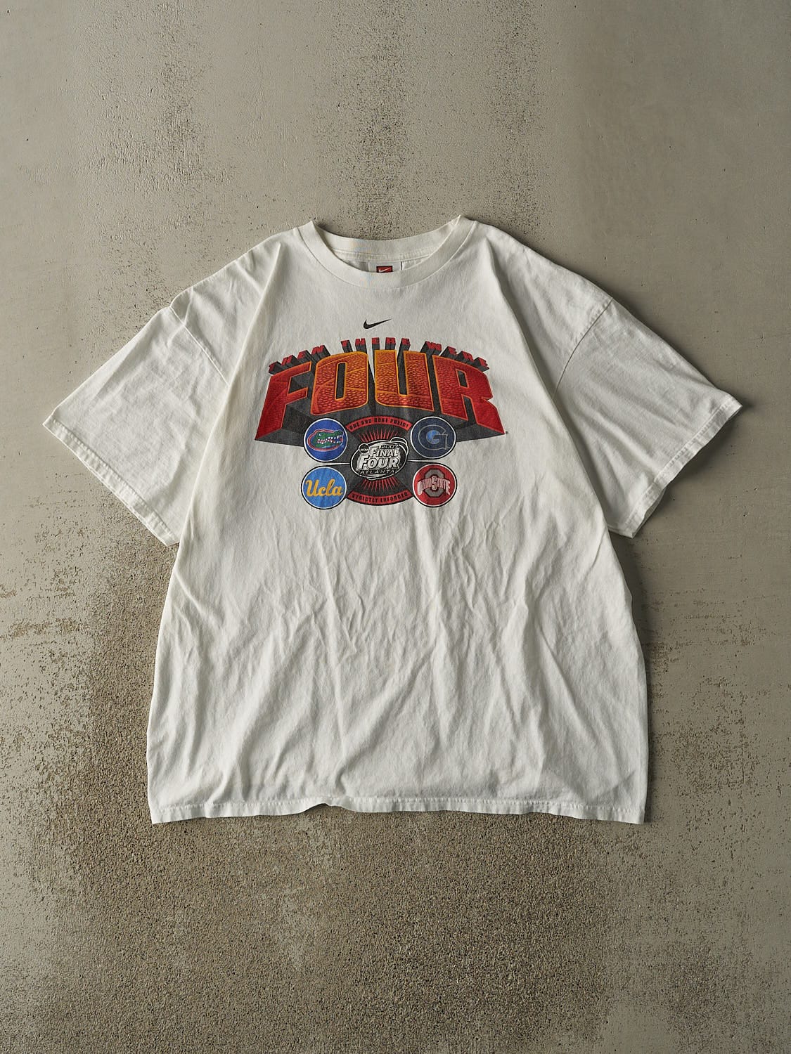 Vintage 07' White Nike NCAA Final Four Tee (XL/XXL)