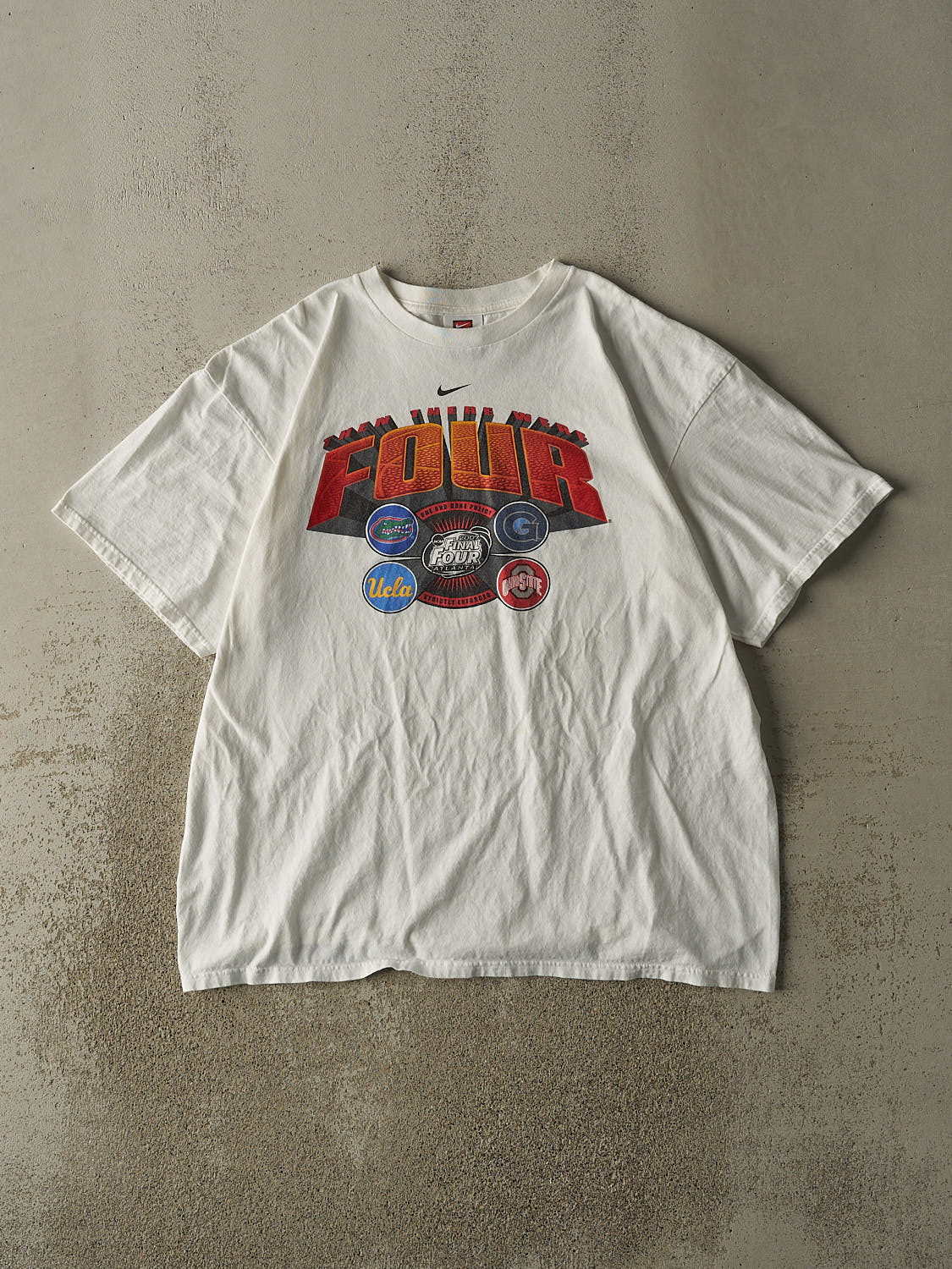 Vintage 07' White Nike NCAA Final Four Tee (XL/XXL)