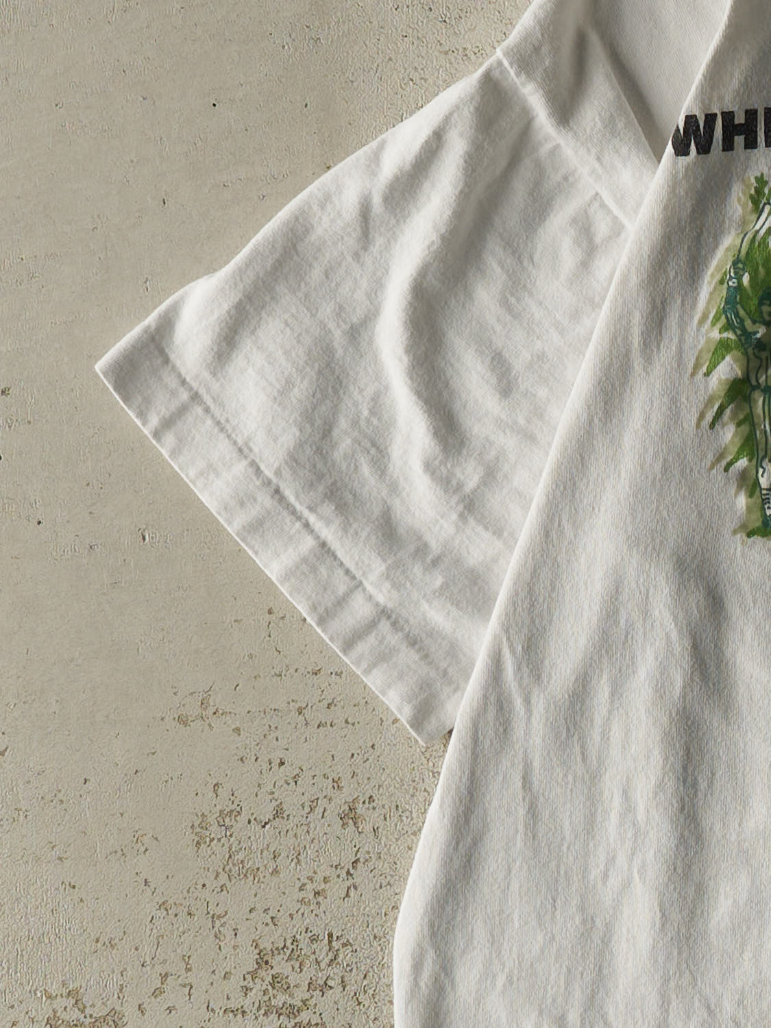 Vintage 80s White "Where Dreams Come True" Iowa Single Stitch Tee (L)