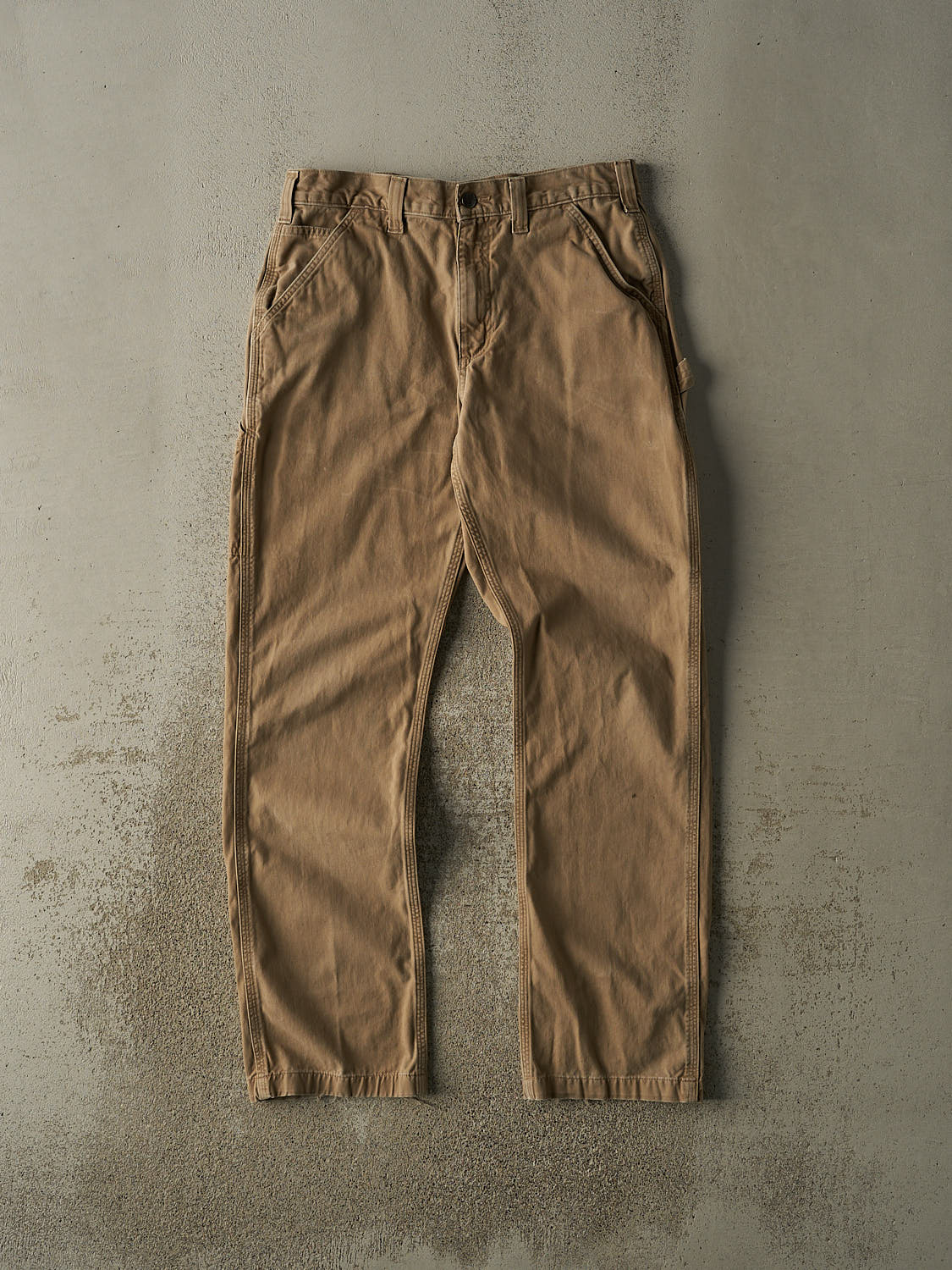 Vintage Y2K Beige Carhartt Carpenter Pants (33x32.5)