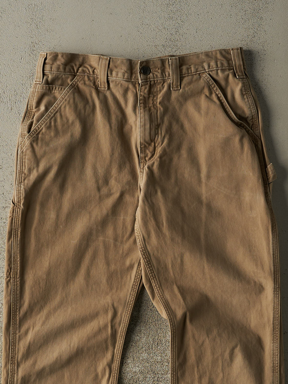 Vintage Y2K Beige Carhartt Carpenter Pants (33x32.5)