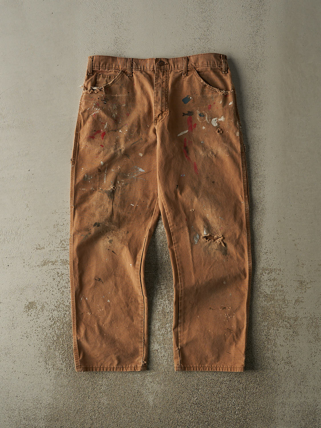 Vintage Y2K Camel Dickies Carpenter Pants (35x30)