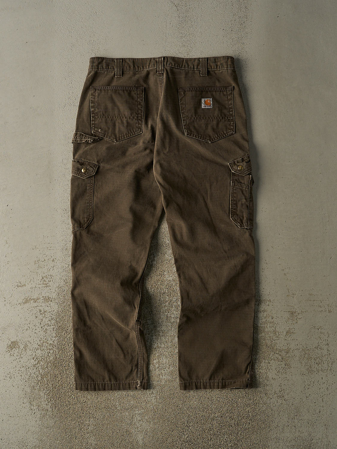 Vintage Y2K Brown Carhartt Cargo Carpenter Pants (35x30.5)