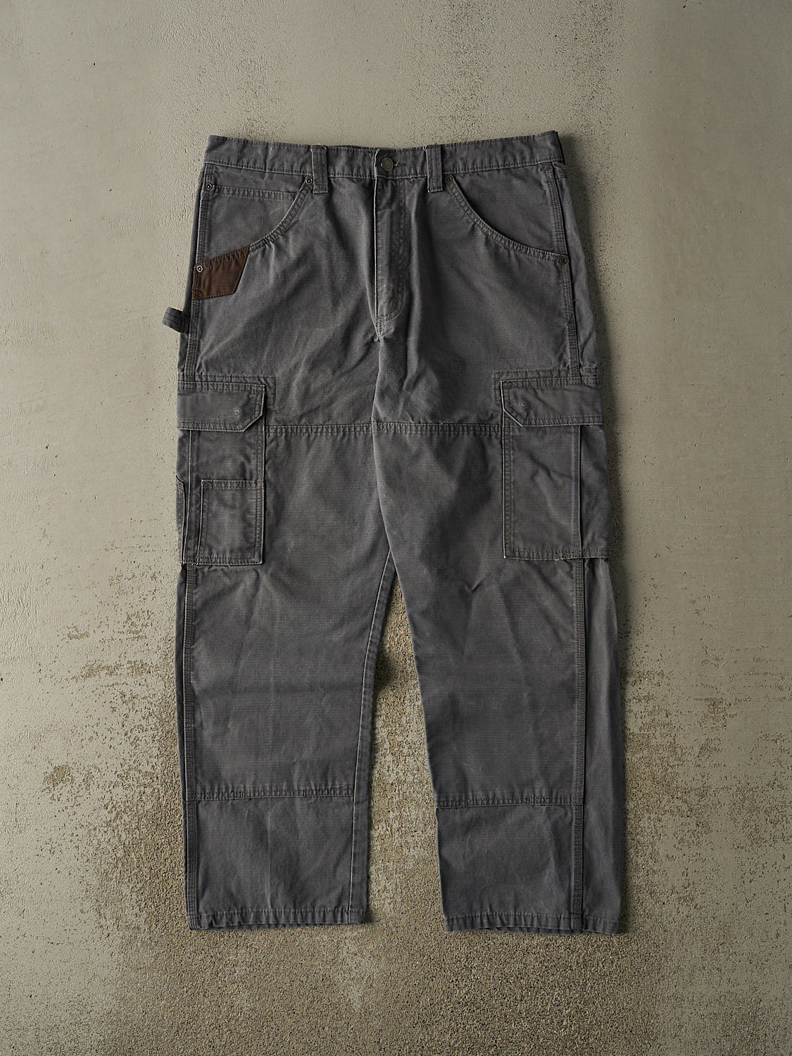 Vintage Y2K Grey Wrangler Carpenter Cargo Pants (36x29.5)