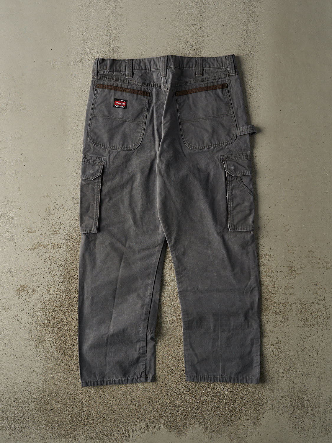 Vintage Y2K Grey Wrangler Carpenter Cargo Pants (36x29.5)