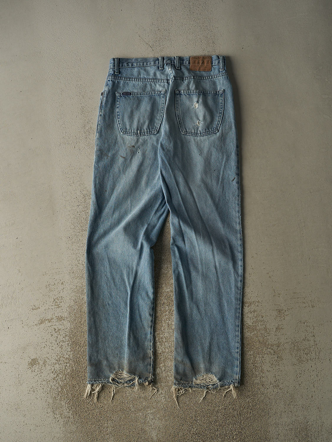 Vintage 90s Light Wash Shank Jeans (31x33.5)