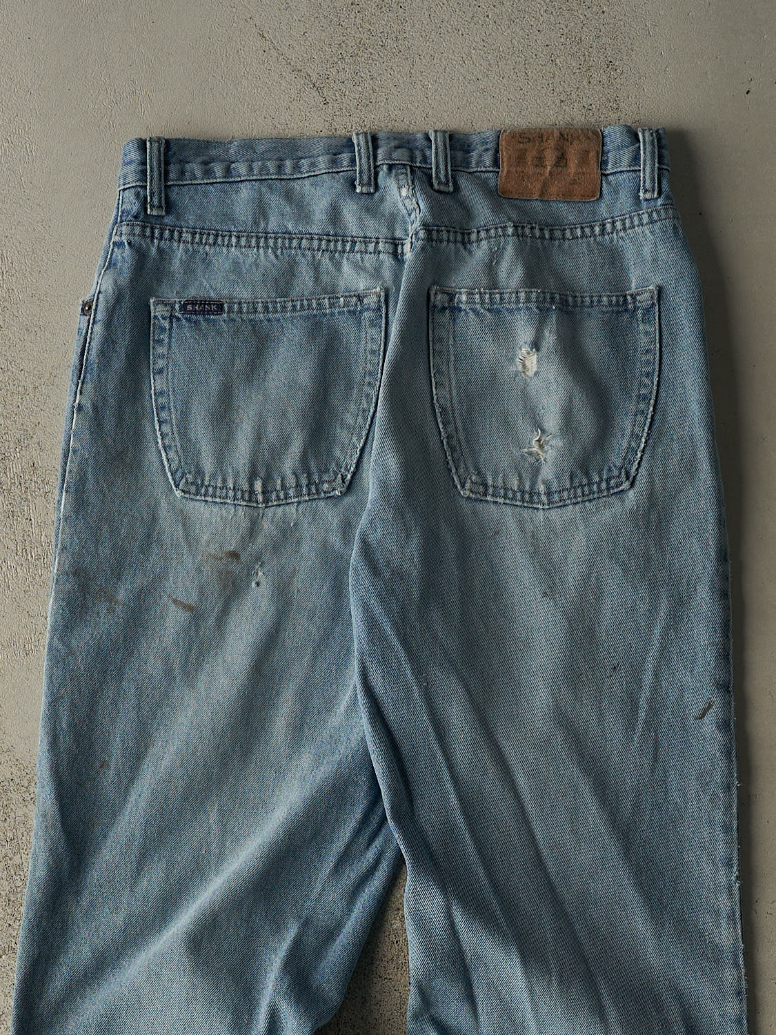 Vintage 90s Light Wash Shank Jeans (31x33.5)