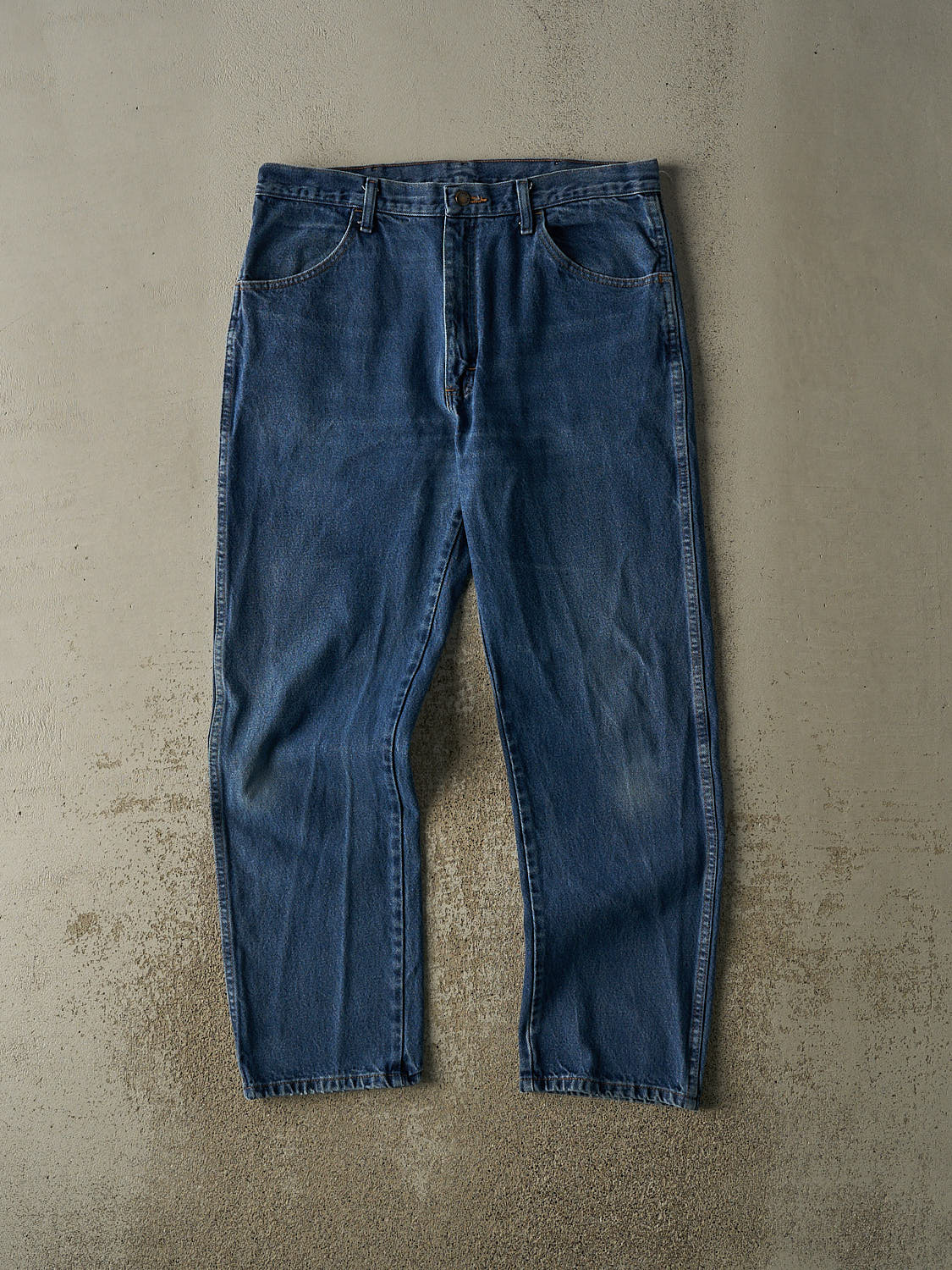 Vintage 90s Dark Wash Rustler Jeans (35x30.5)