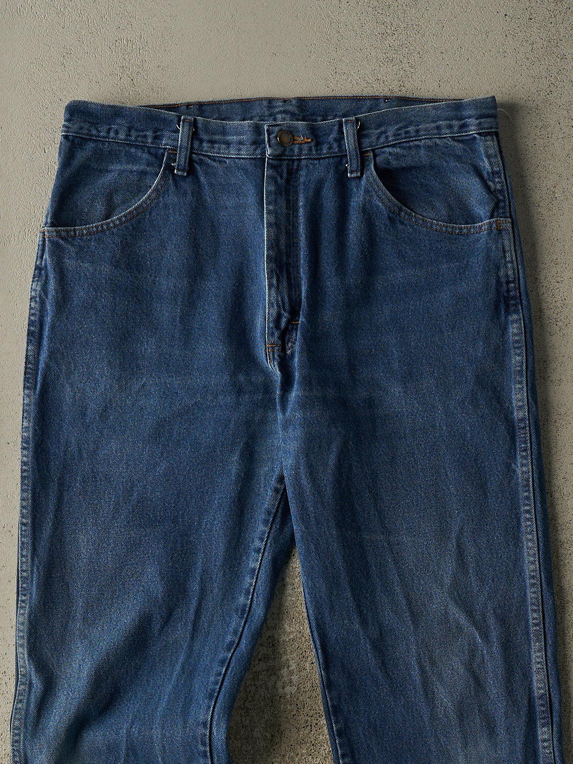Vintage 90s Dark Wash Rustler Jeans (35x30.5)