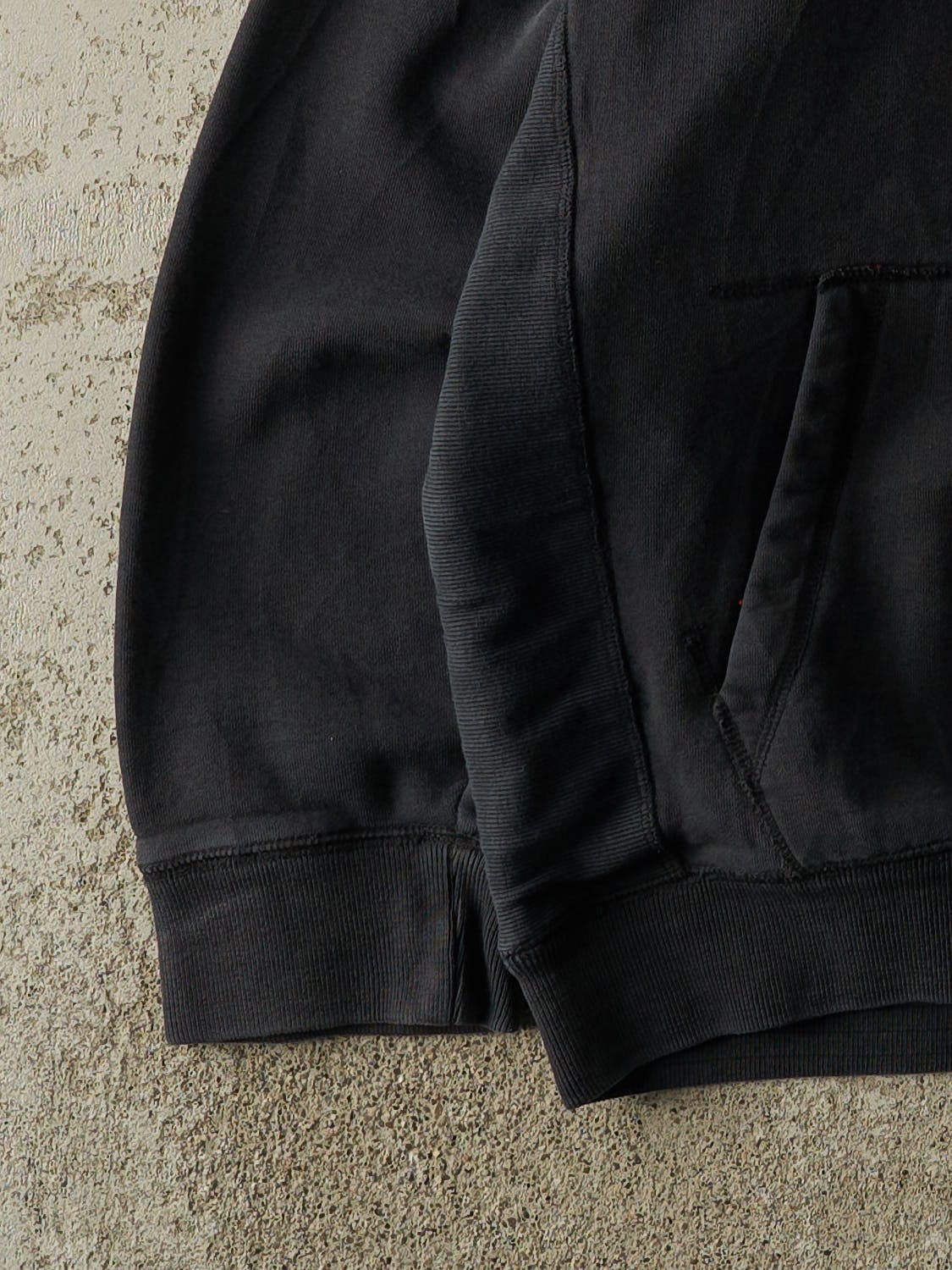 Vintage Y2K Black Ecko Unlimited Chenille Embroidered Hoodie (L)