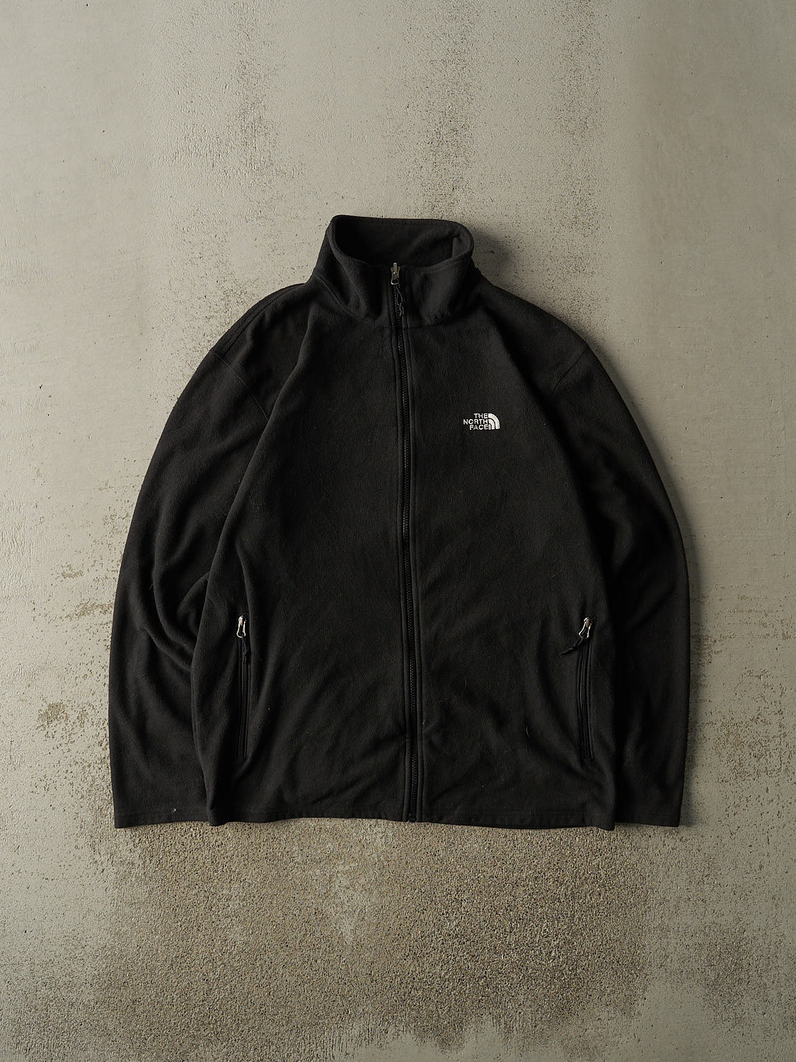 Vintage Y2K Black The North Face Zip Up Fleece (L/XL)