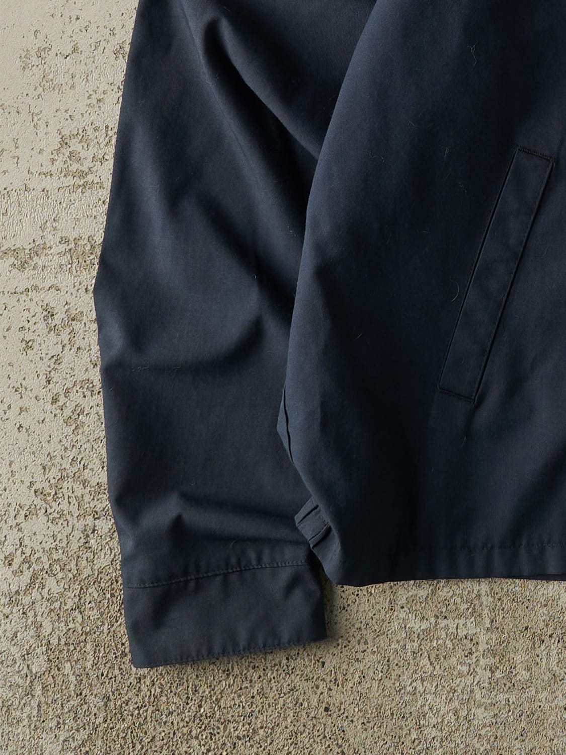 Vintage 70s Navy Blue Harrington Work Jacket (S)