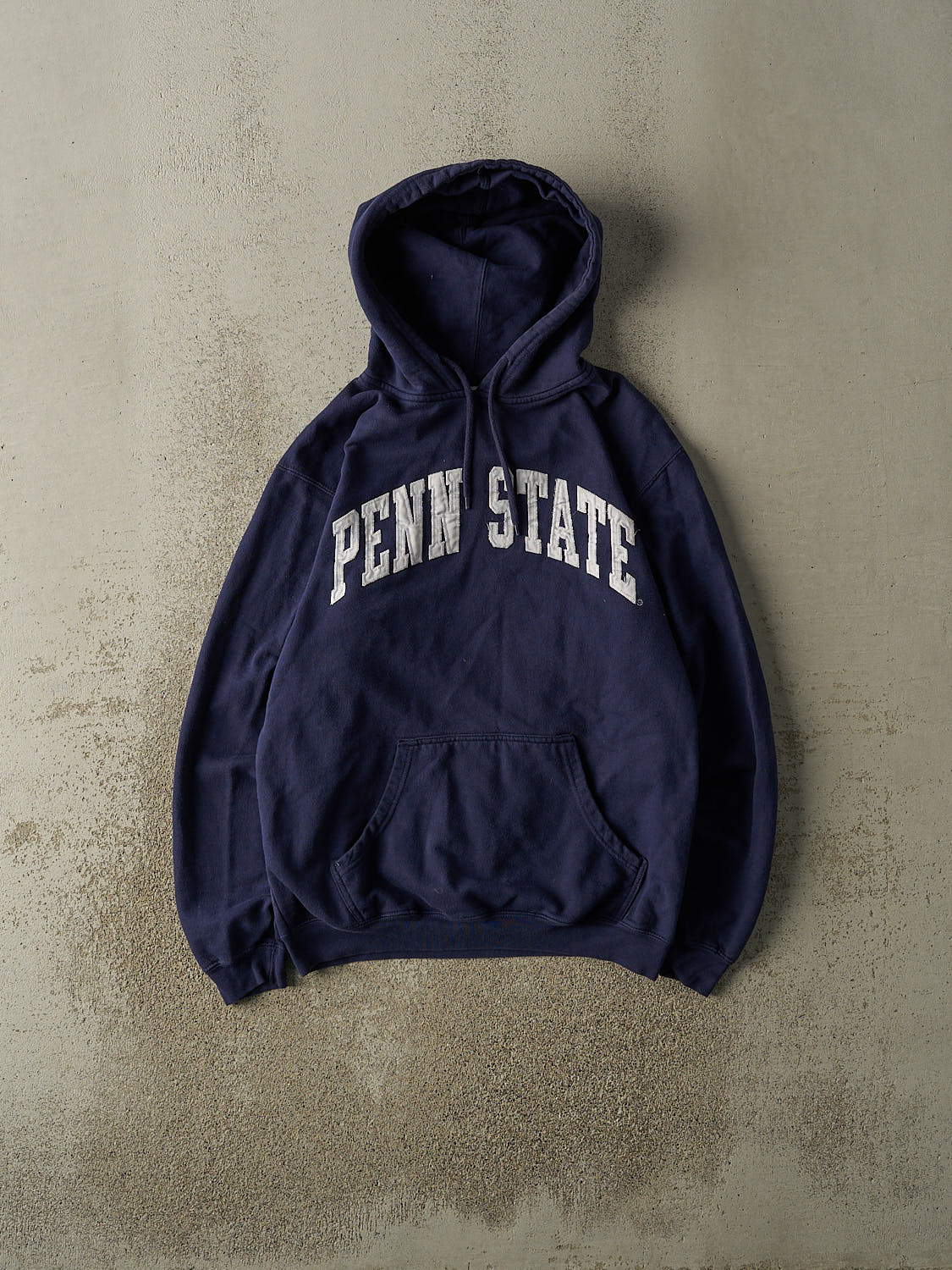 Vintage Y2K Navy Blue Penn State Embroidered Hoodie (S)