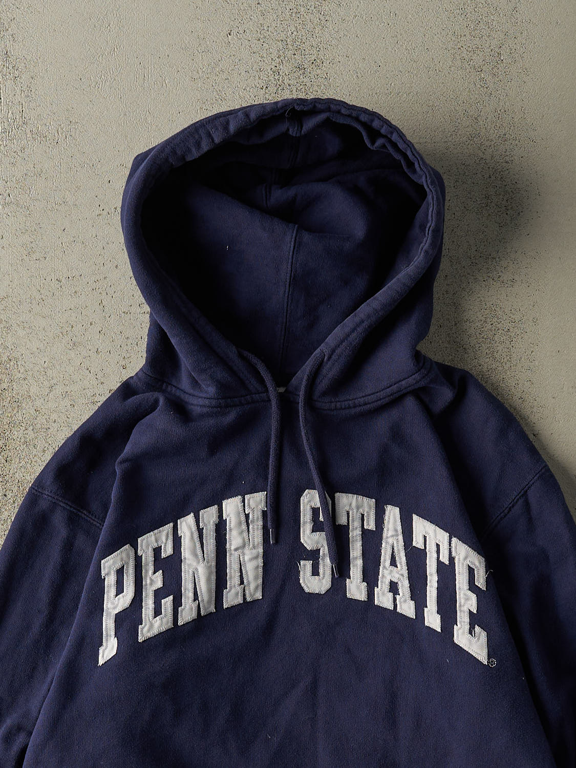 Vintage Y2K Navy Blue Penn State Embroidered Hoodie (S)
