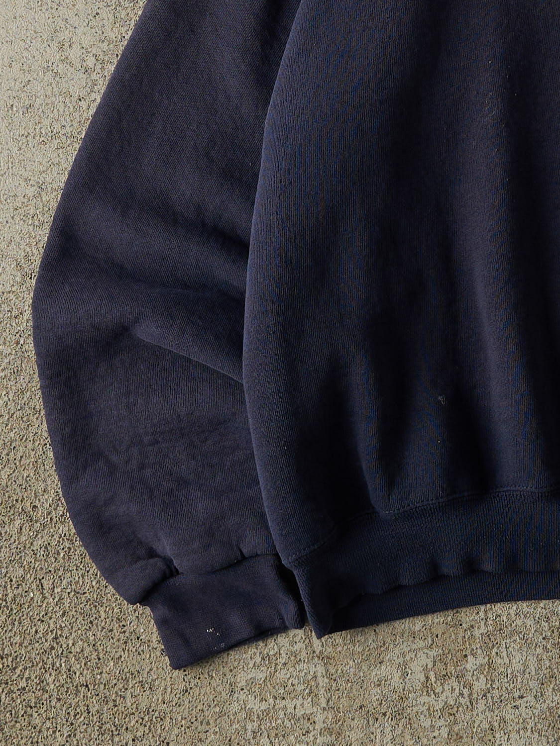 Vintage Y2K Navy Blue Russell Athletic Blank Crewneck (M)