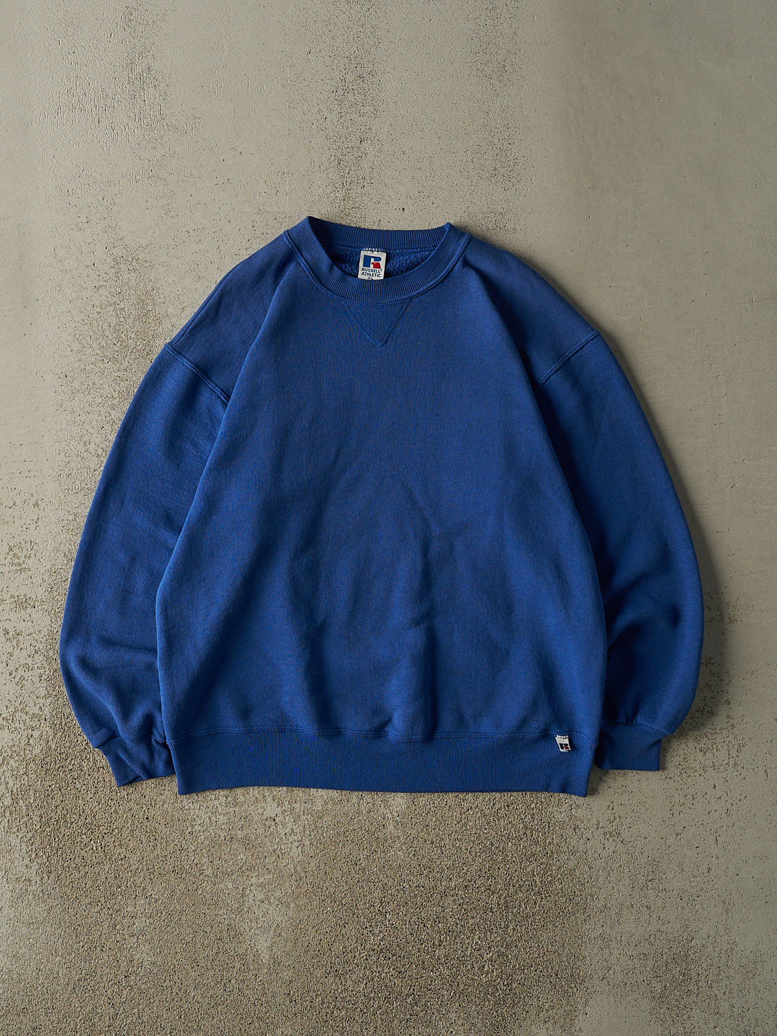 Vintage 90s Blue Russell Athletic Blank Crewneck (L)