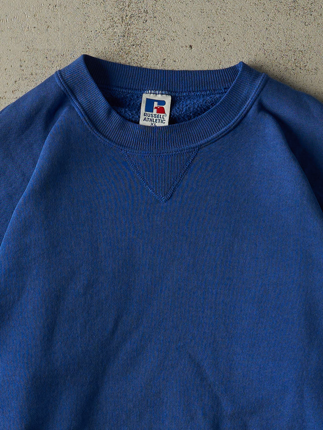 Vintage 90s Blue Russell Athletic Blank Crewneck (L)