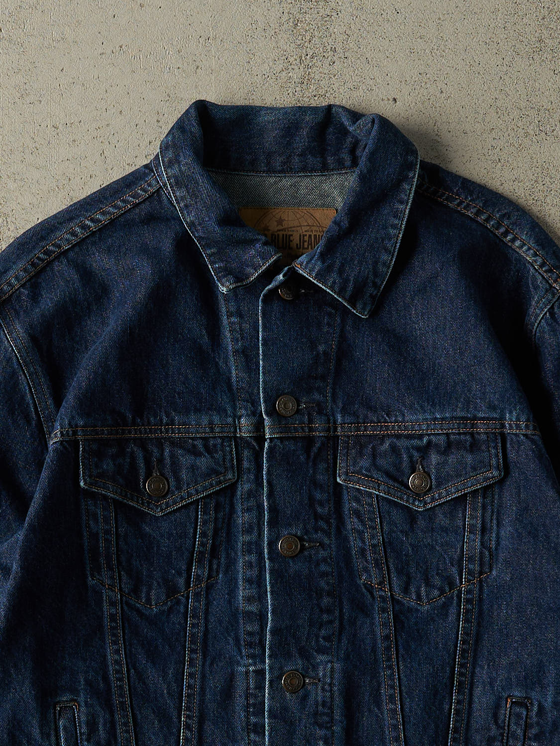 Vintage 90s Dark Wash Gap Jean Jacket (S/M)