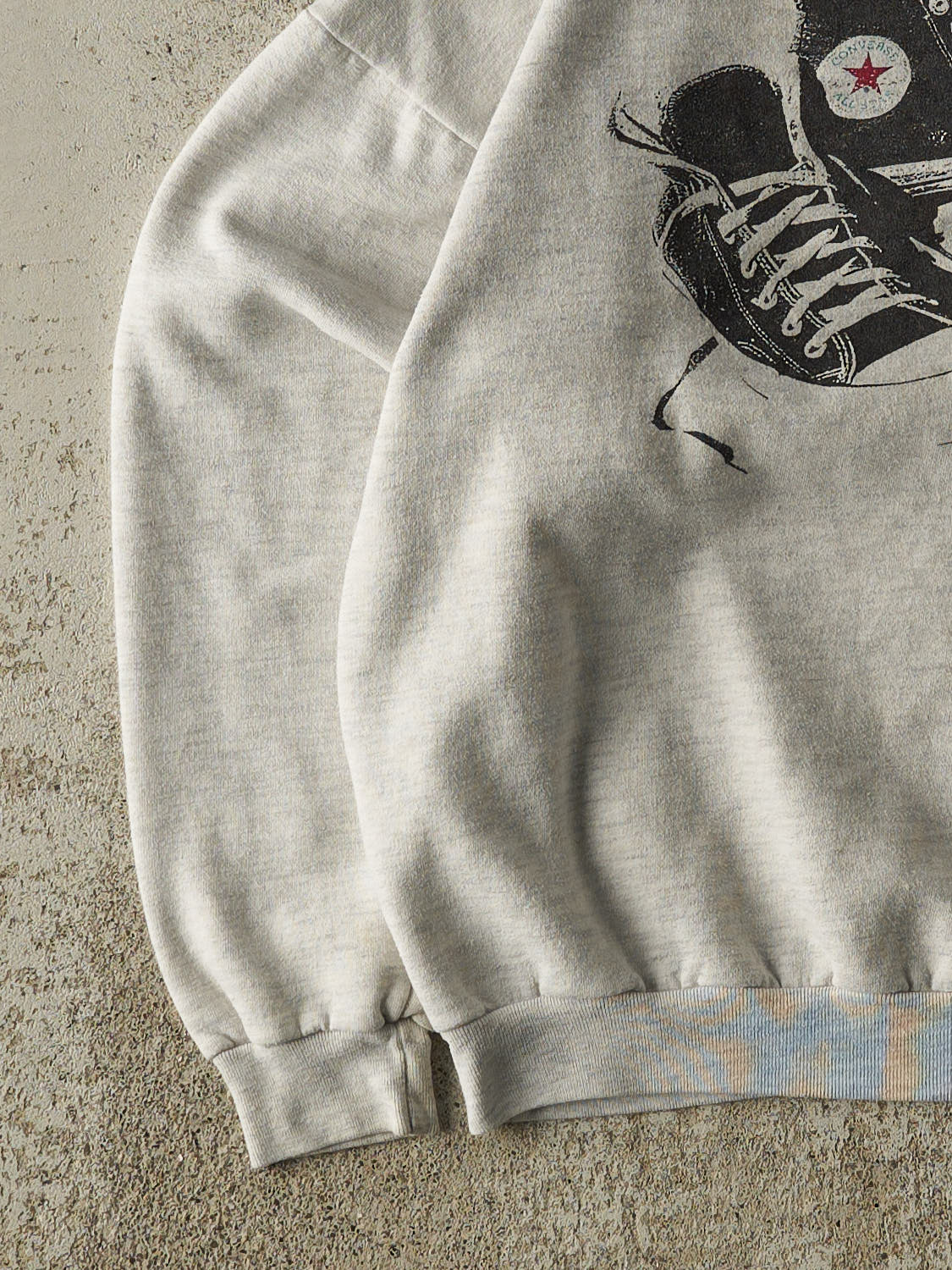 Vintage 80s Heather Grey Converse Crewneck (XS)
