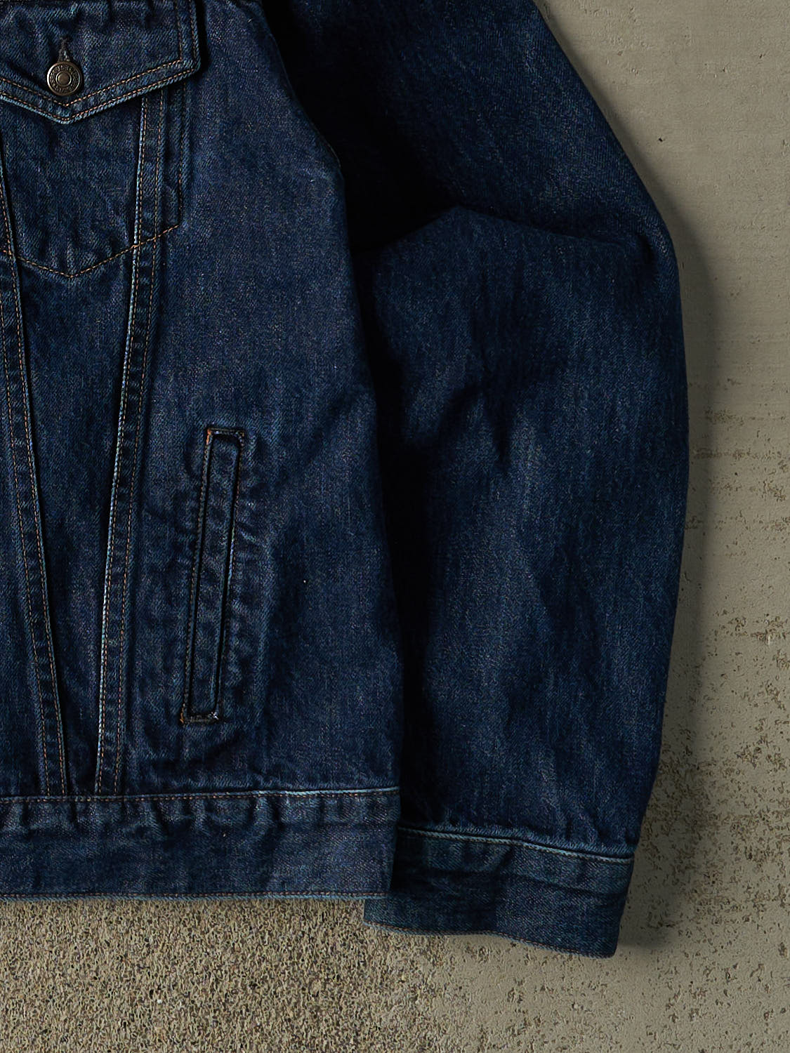 Vintage 90s Dark Wash Gap Jean Jacket (S/M)