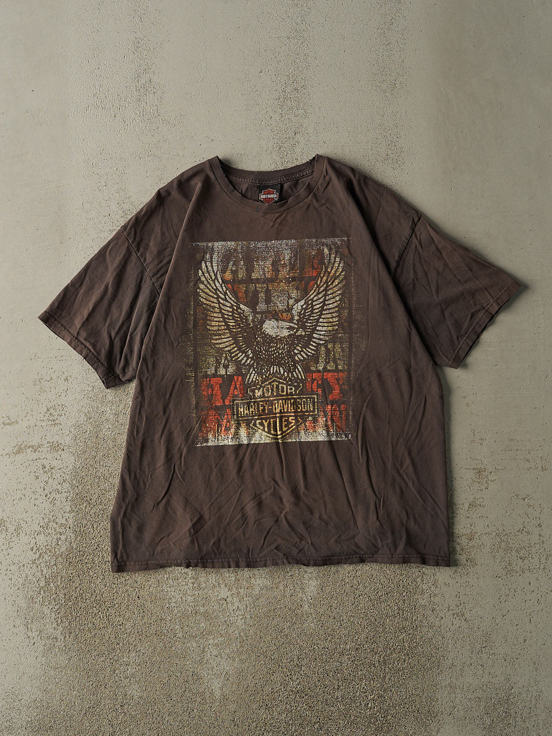 Vintage Y2K Charcoal Grey Harley Davidson Barrie ON Tee (L/XL)
