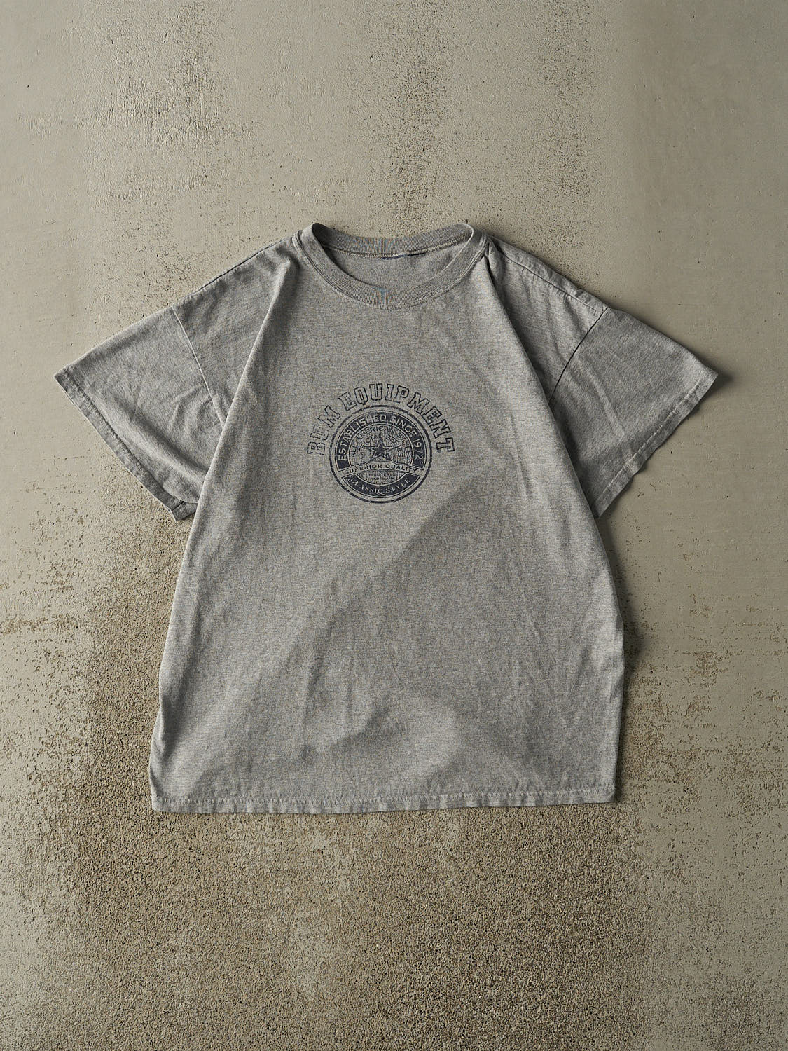 Vintage 90s Grey BUM Equipment Tee (L)