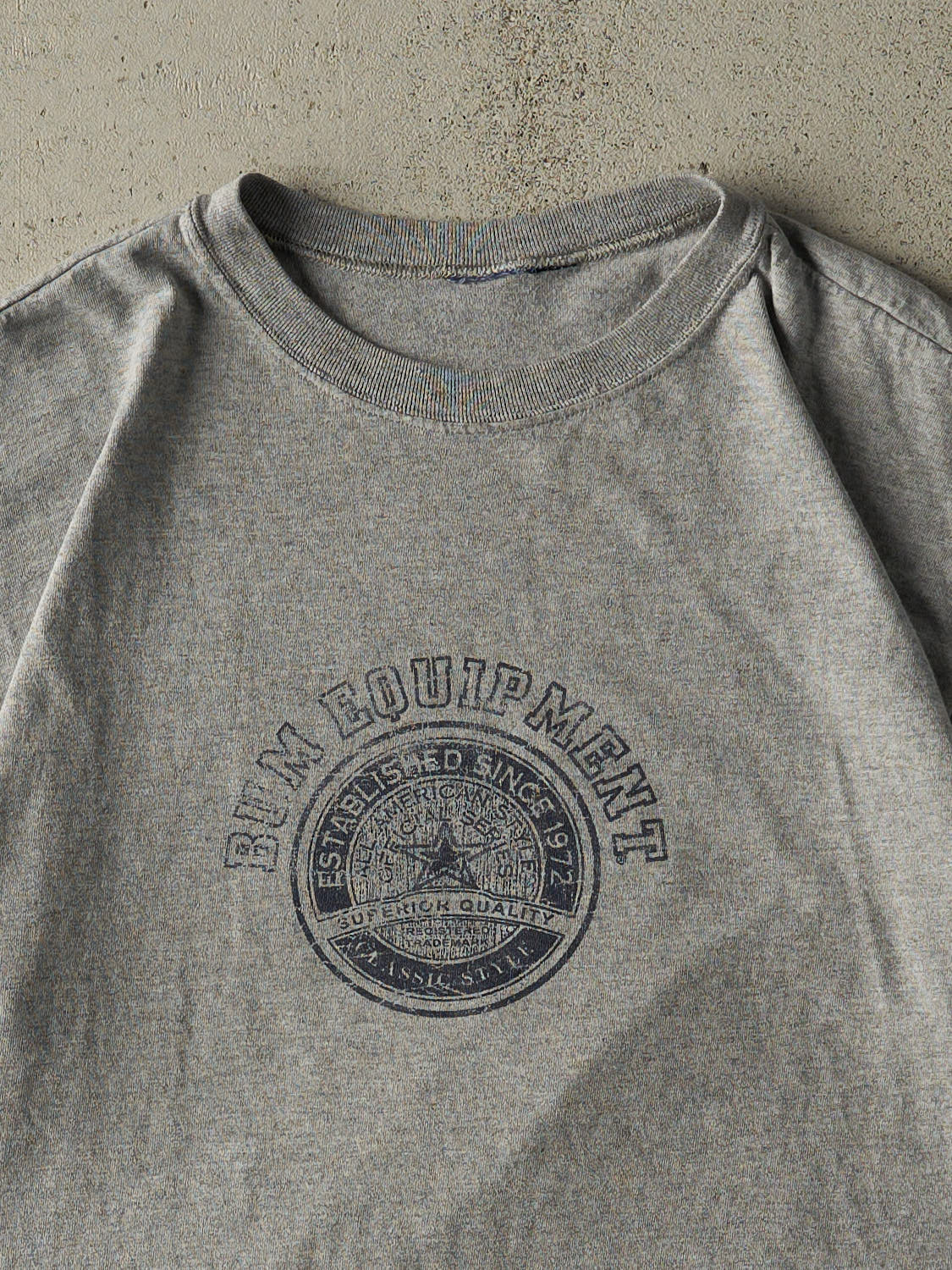 Vintage 90s Grey BUM Equipment Tee (L)