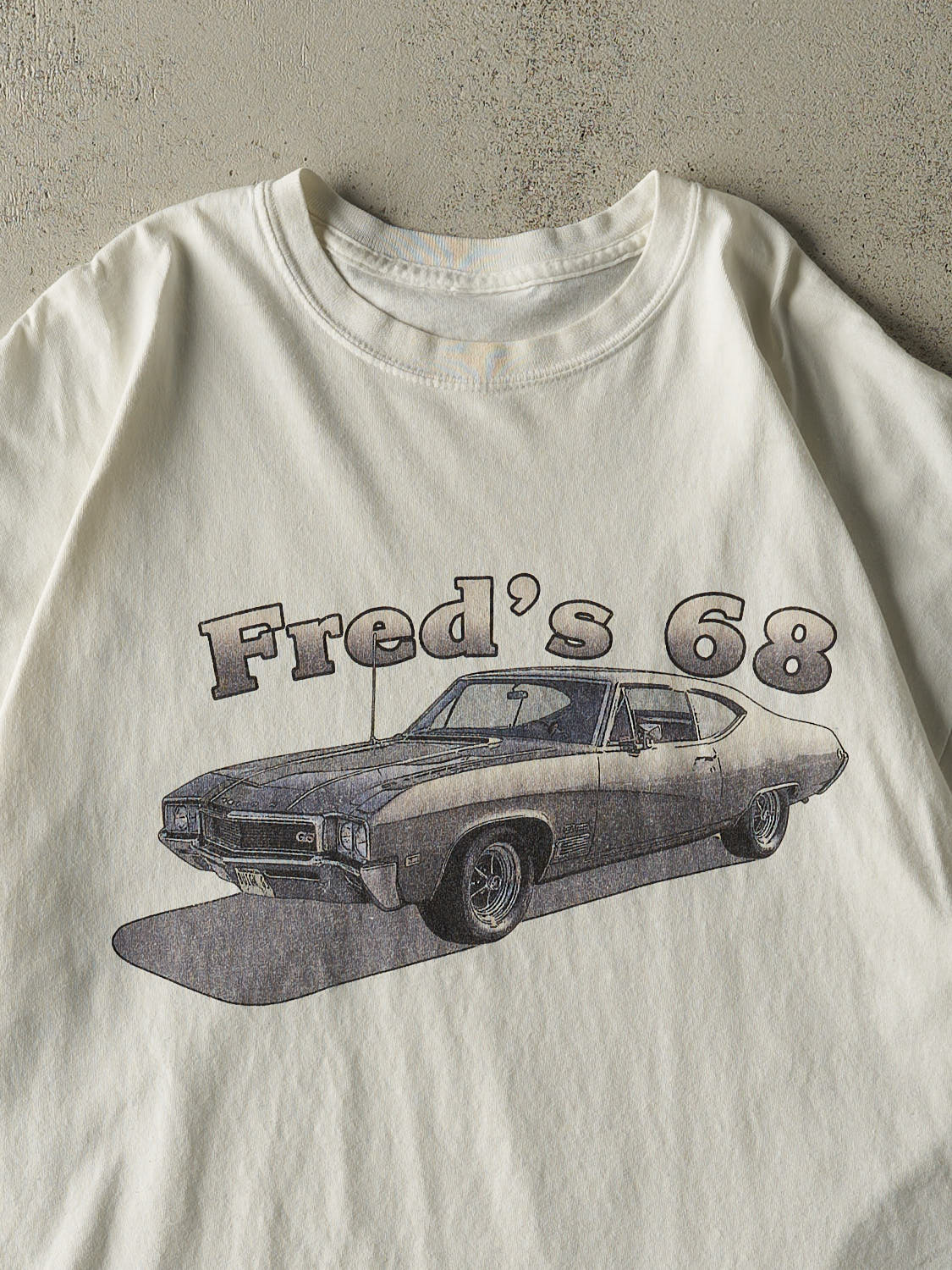 Vintage 90s White Fred's 68 Tee (XL/XXL)