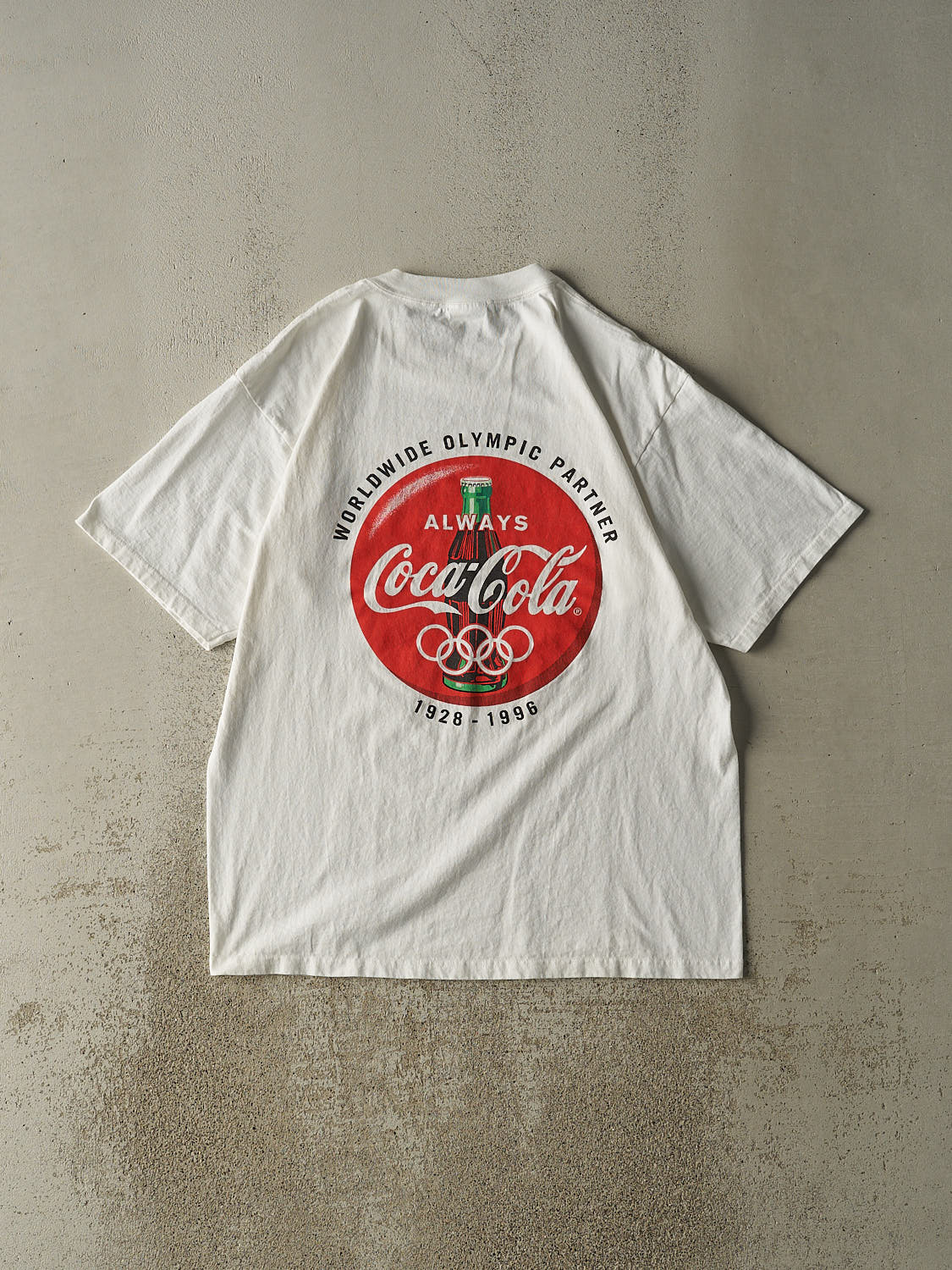 Vintage 96' White USA Olympics Tee (L/XL)