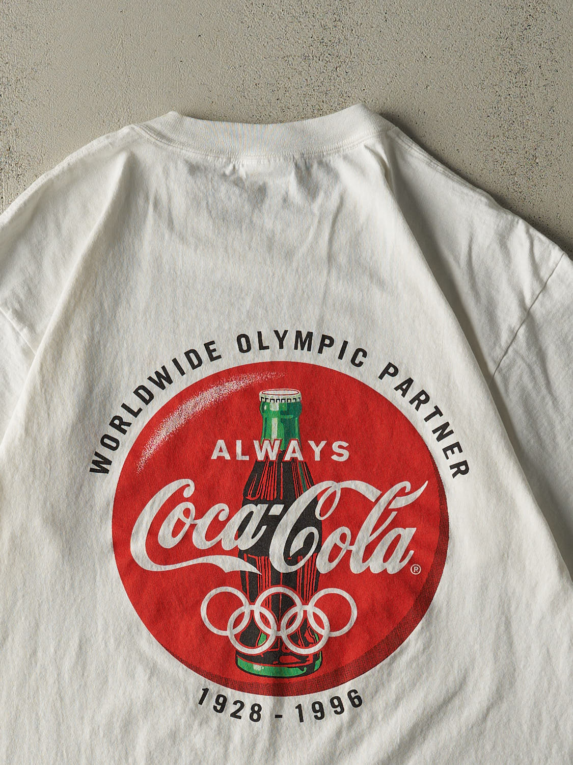 Vintage 96' White USA Olympics Tee (L/XL)
