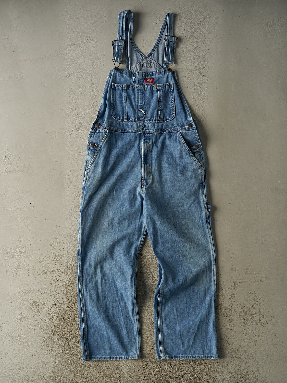 Vintage 90s Light Wash Dickies Carpenter Overalls (34x28.5)