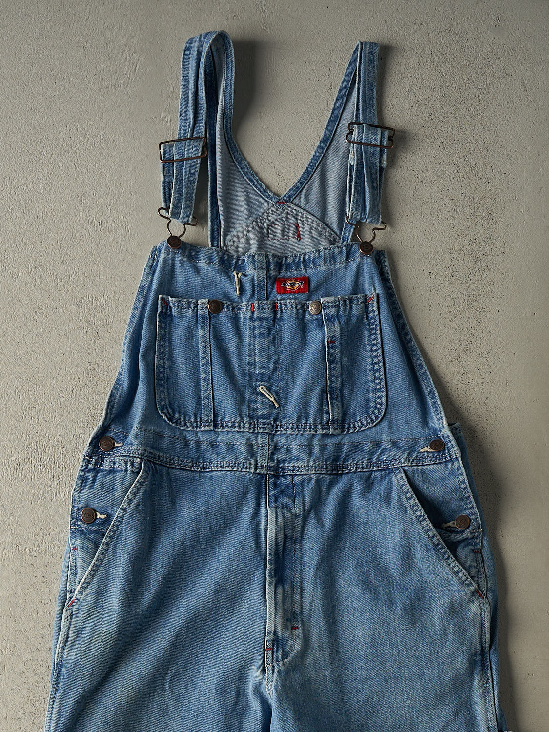 Vintage 90s Light Wash Dickies Carpenter Overalls (34x28.5)