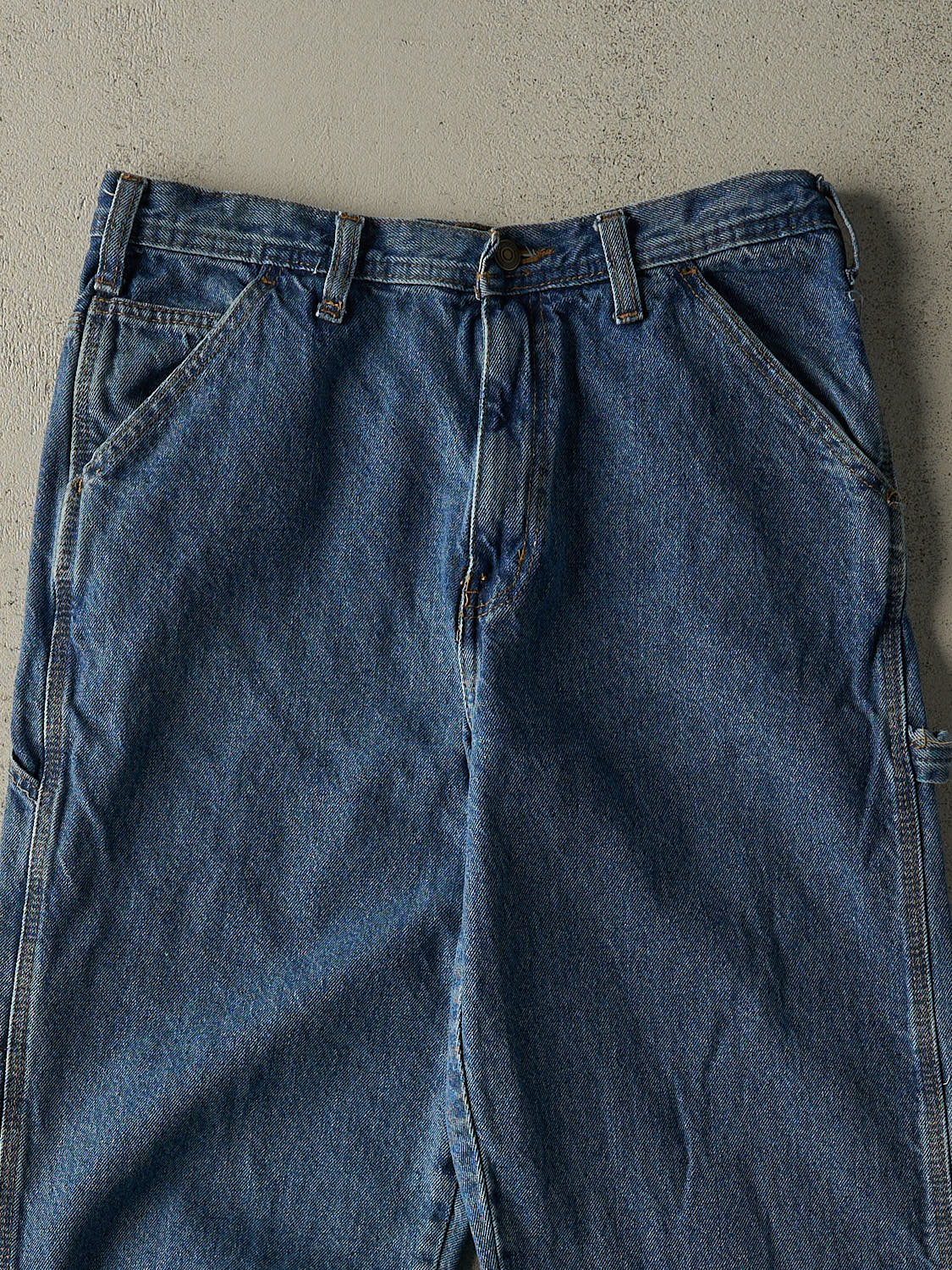 Vintage 90s Mid Wash Rugged Wear Carpenter Jeans (32x28.5)