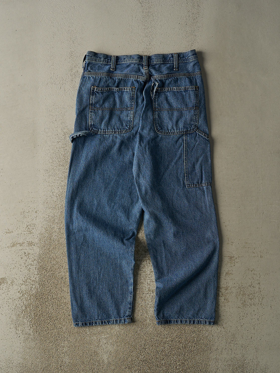Vintage 90s Mid Wash Rugged Wear Carpenter Jeans (32x28.5)
