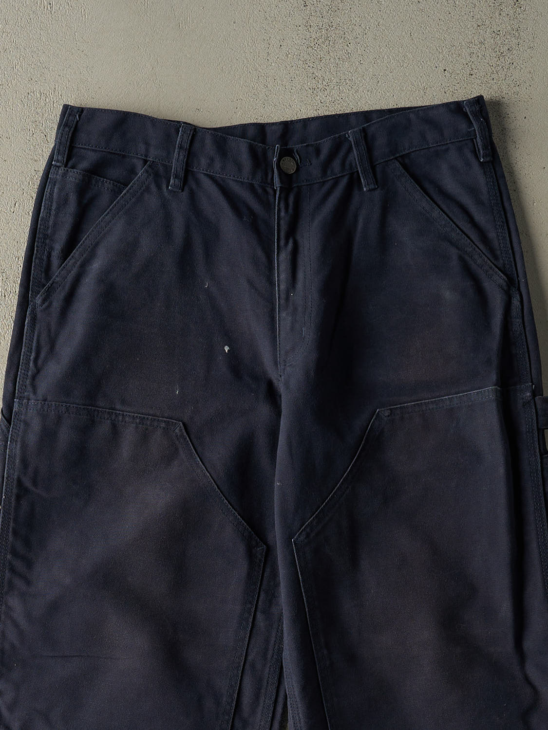 Vintage 90s Navy Blue Dakota Double Knee Carpenter Pants (32x29.5)