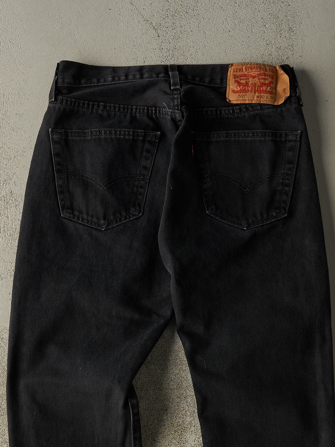 Vintage Y2K Black Levi's 501 Denim Pants (30x29)